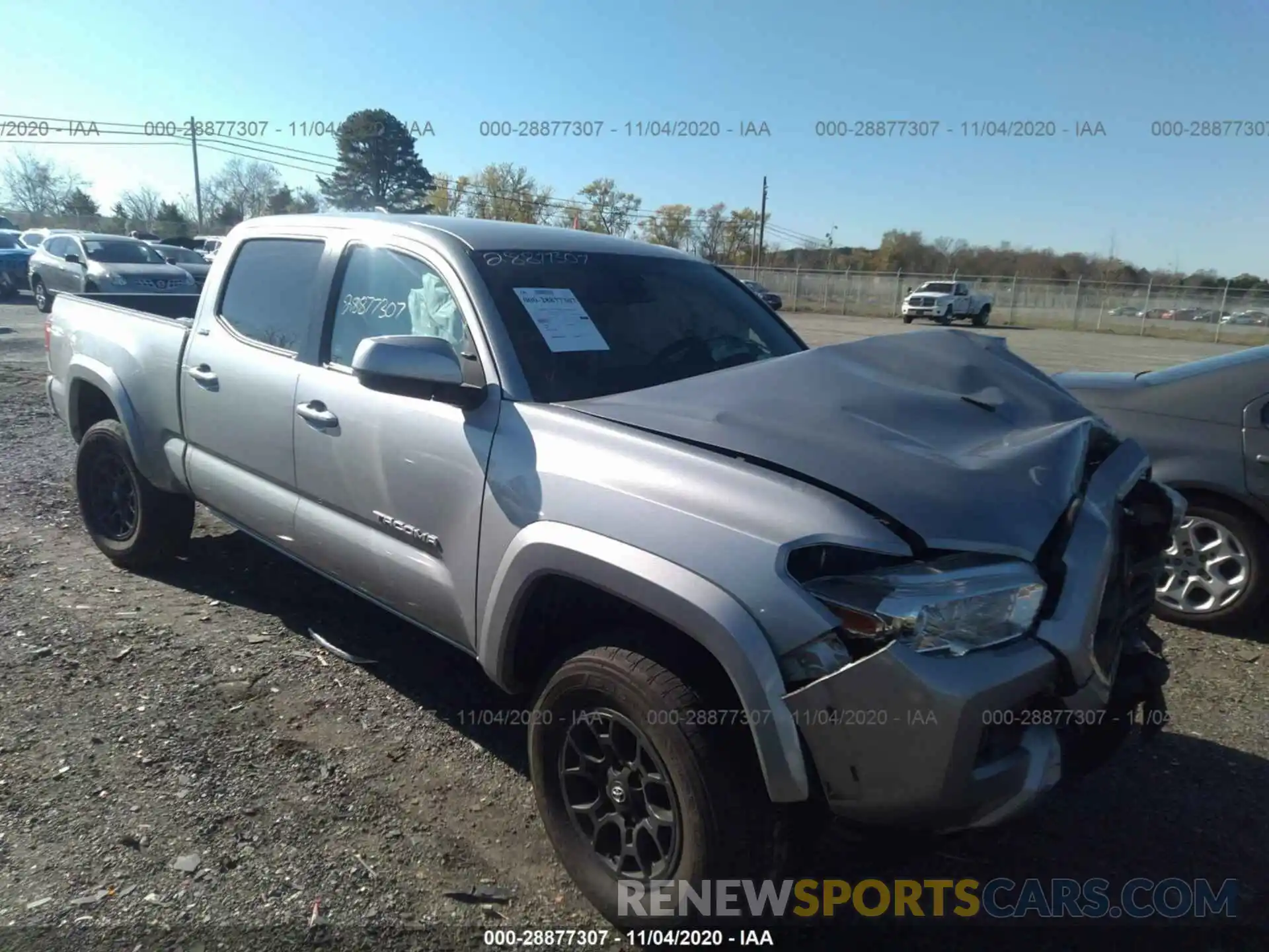 1 Photograph of a damaged car 3TMDZ5BN8KM075820 TOYOTA TACOMA 4WD 2019