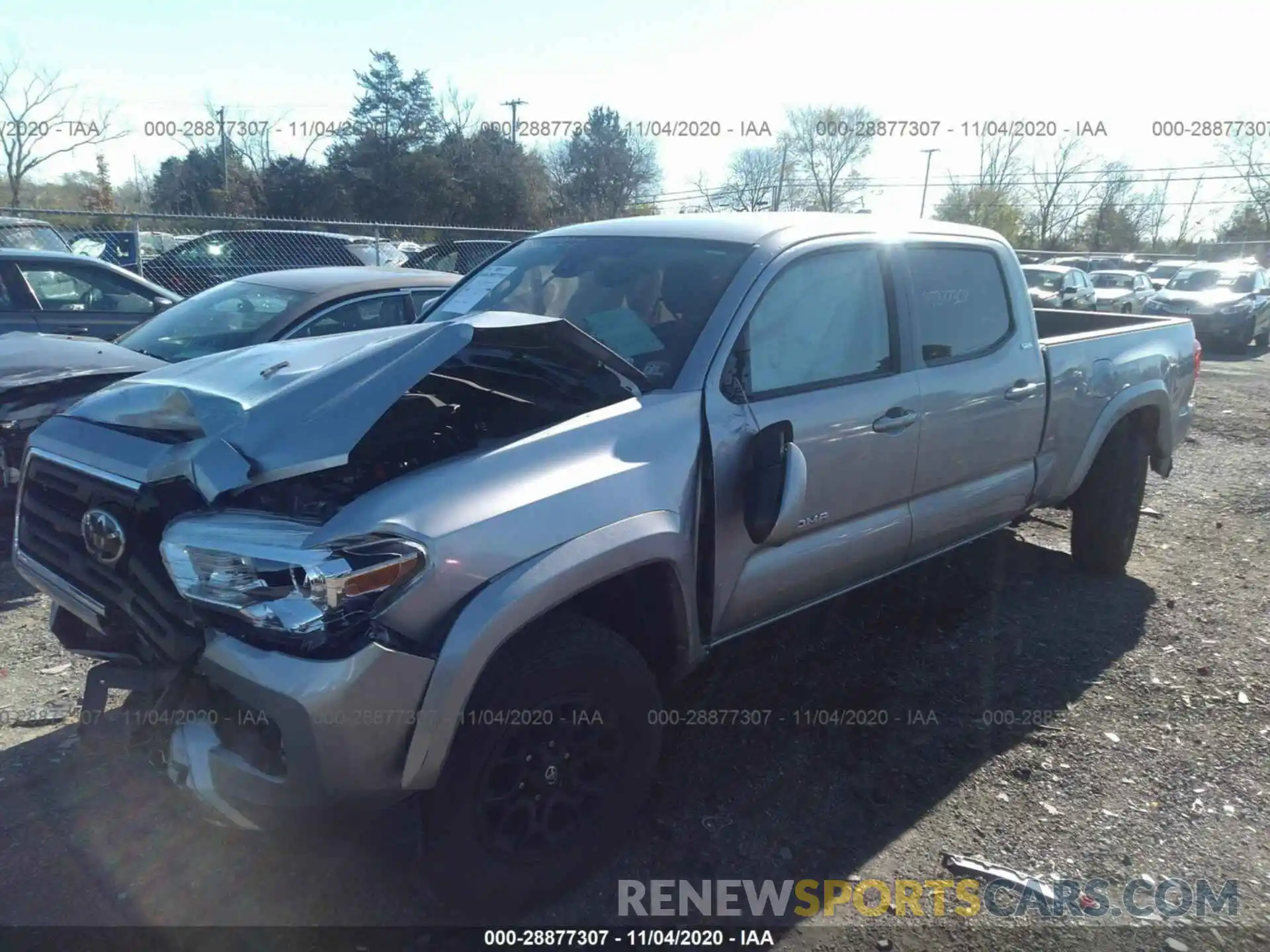 2 Photograph of a damaged car 3TMDZ5BN8KM075820 TOYOTA TACOMA 4WD 2019