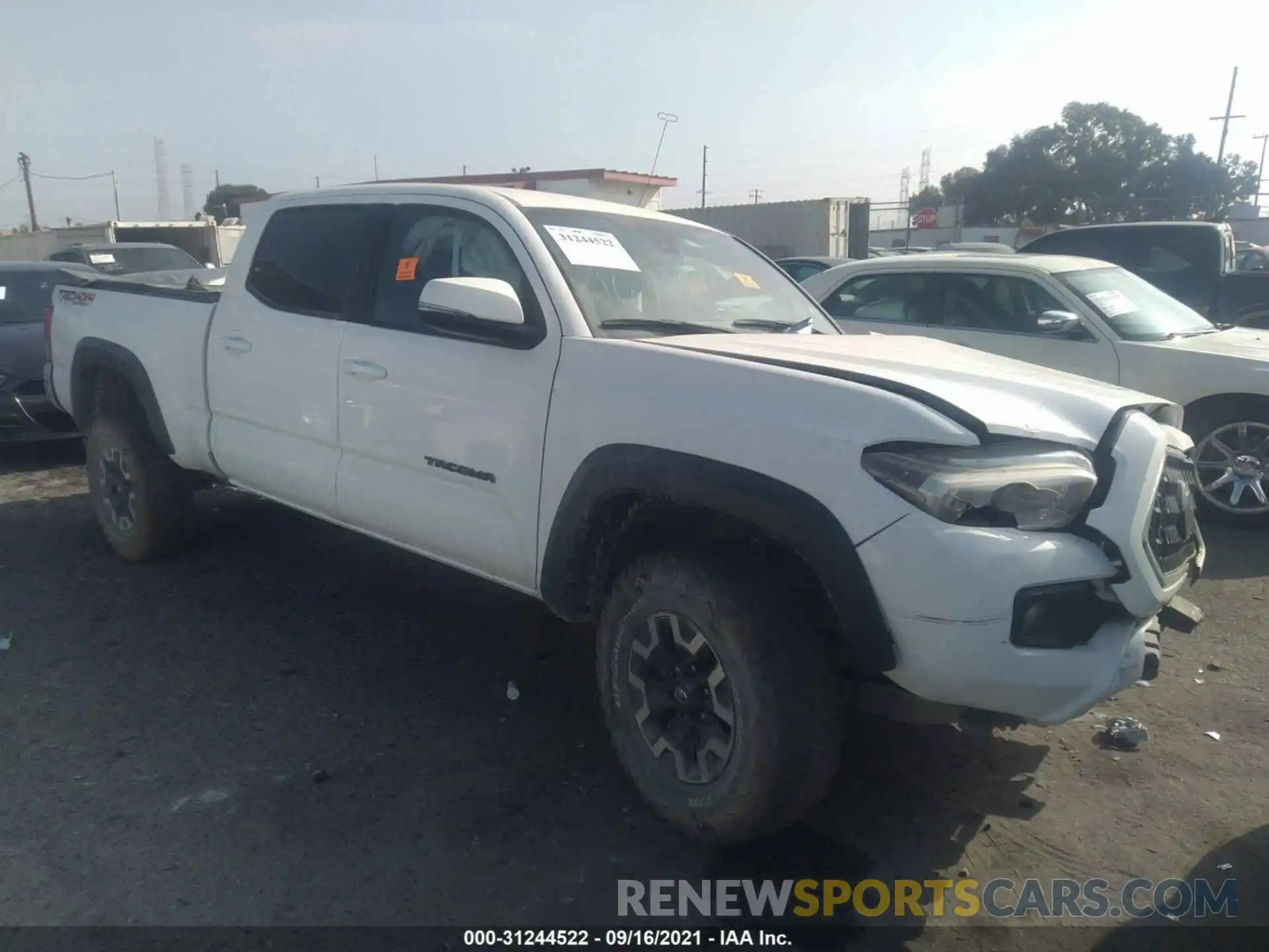 1 Photograph of a damaged car 3TMDZ5BN9KM055883 TOYOTA TACOMA 4WD 2019