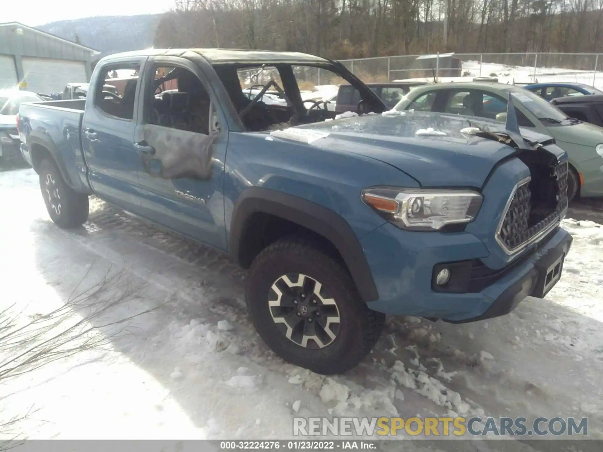 1 Photograph of a damaged car 3TMDZ5BN9KM055978 TOYOTA TACOMA 4WD 2019