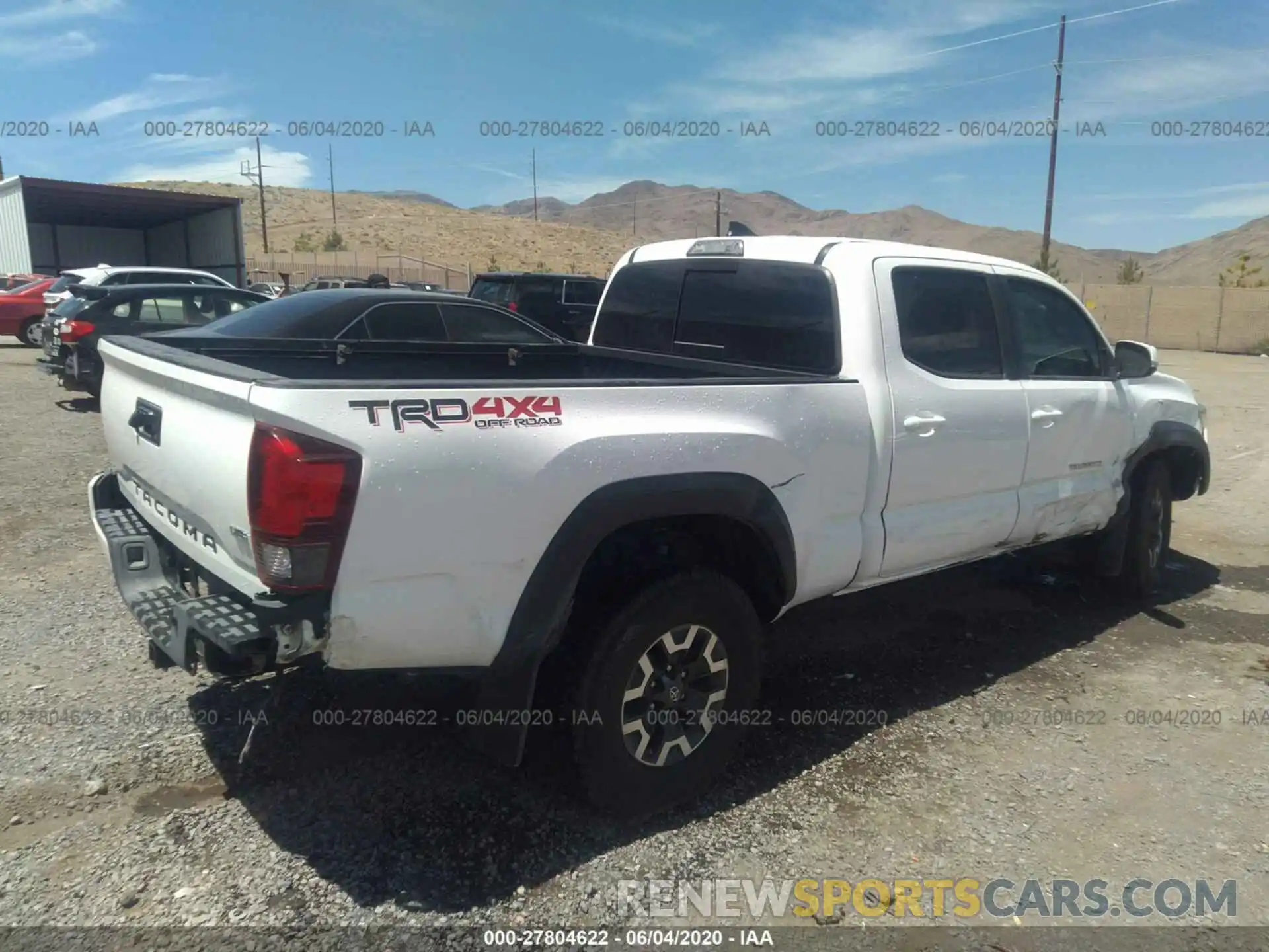 4 Photograph of a damaged car 3TMDZ5BN9KM057679 TOYOTA TACOMA 4WD 2019