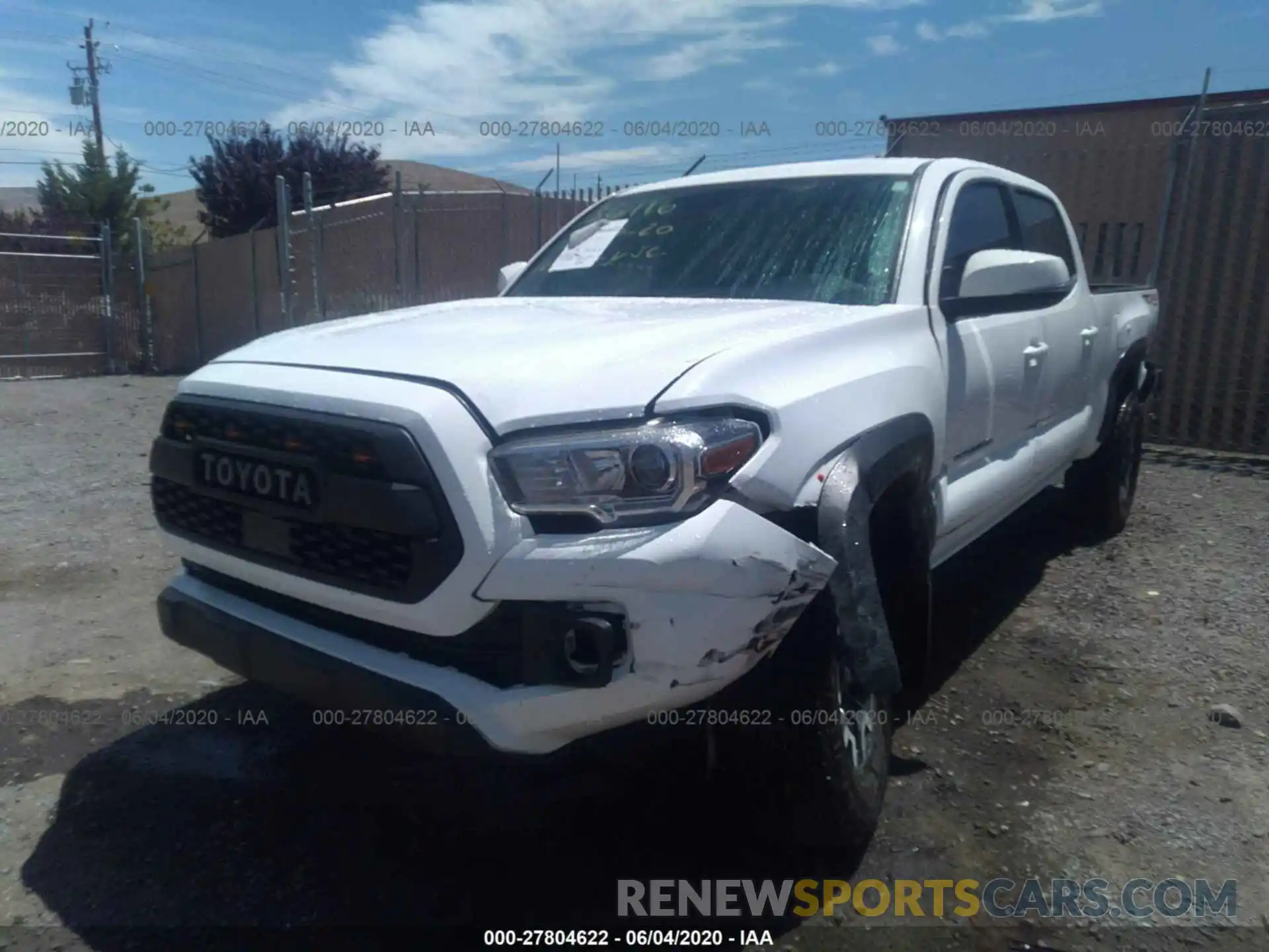 6 Photograph of a damaged car 3TMDZ5BN9KM057679 TOYOTA TACOMA 4WD 2019