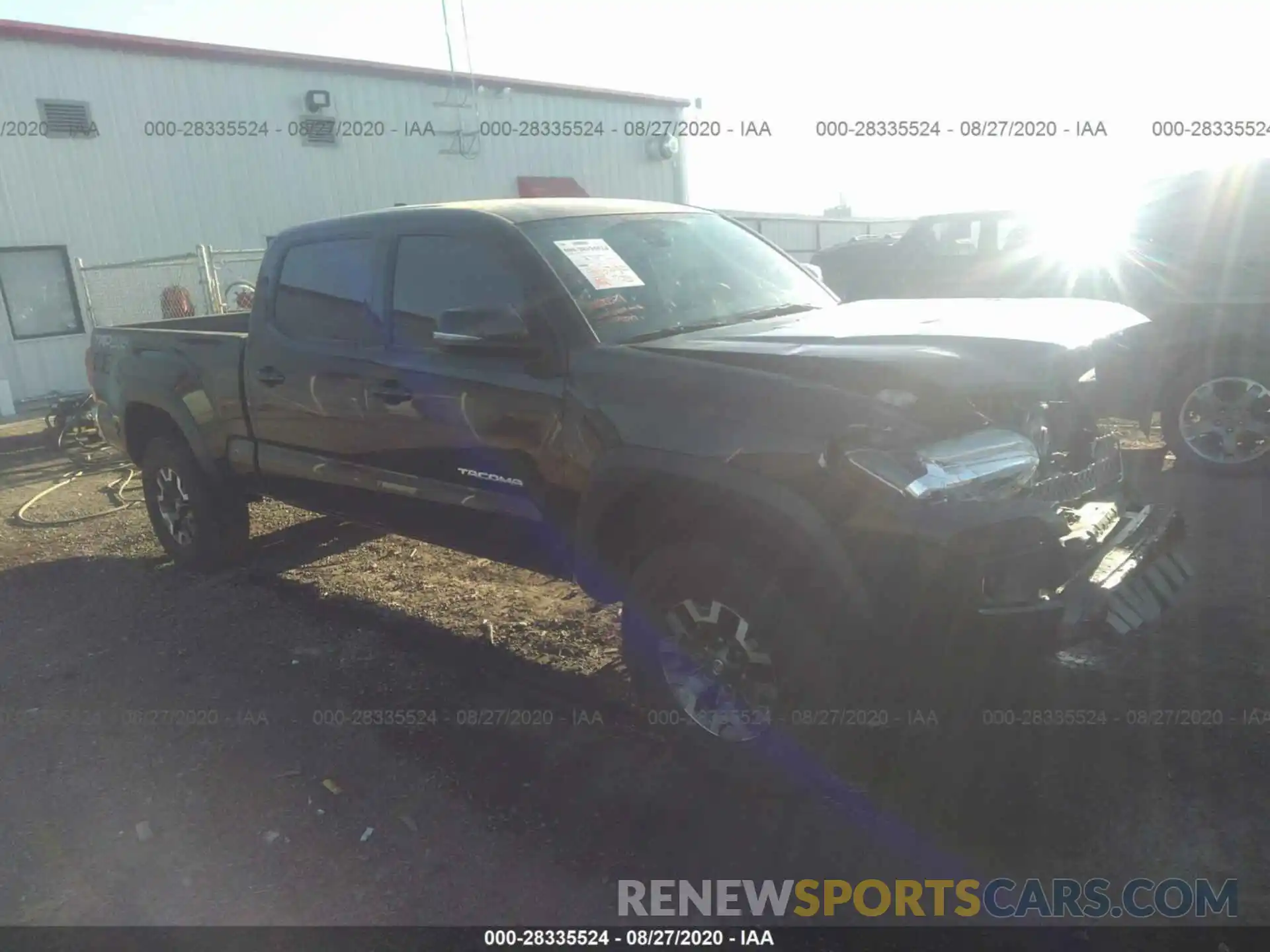 1 Photograph of a damaged car 3TMDZ5BN9KM058573 TOYOTA TACOMA 4WD 2019