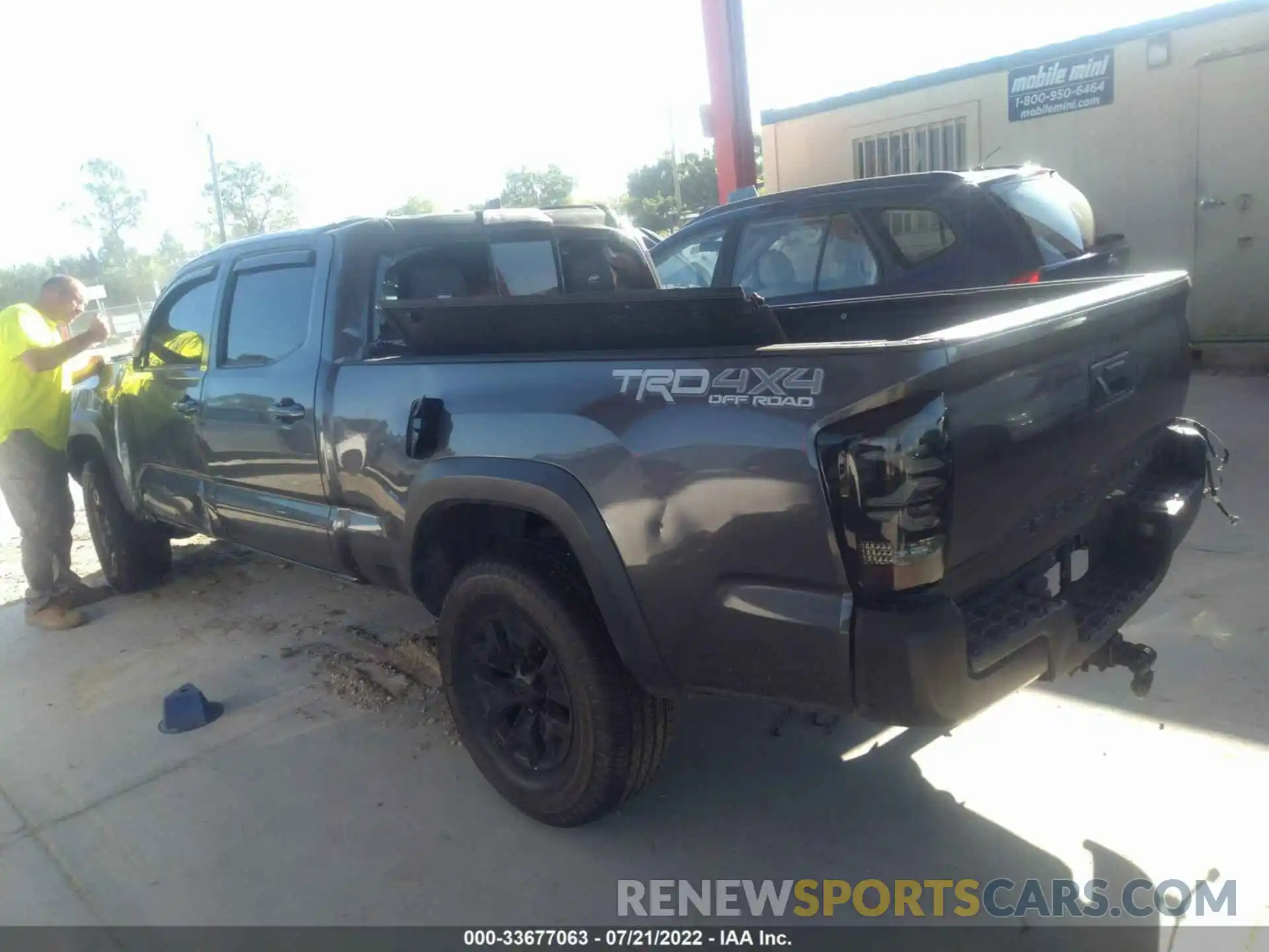 3 Photograph of a damaged car 3TMDZ5BN9KM067936 TOYOTA TACOMA 4WD 2019