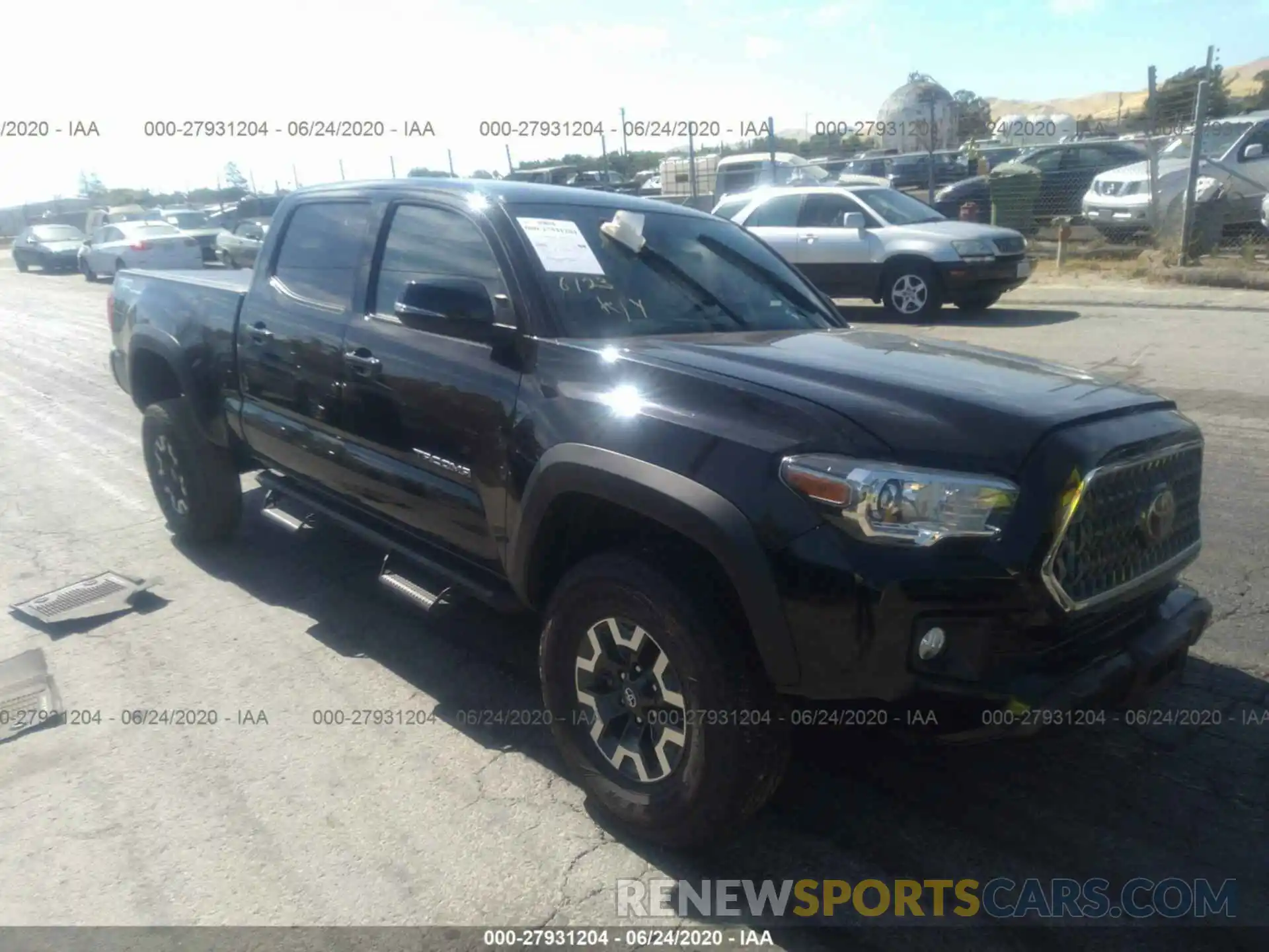 1 Photograph of a damaged car 3TMDZ5BN9KM069475 TOYOTA TACOMA 4WD 2019