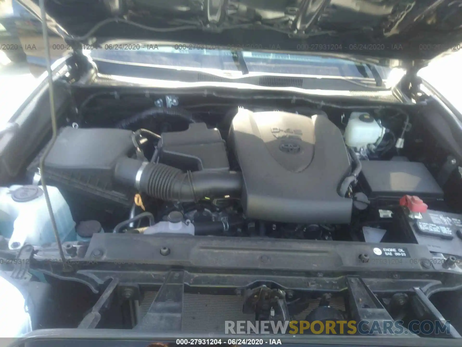 10 Photograph of a damaged car 3TMDZ5BN9KM069475 TOYOTA TACOMA 4WD 2019