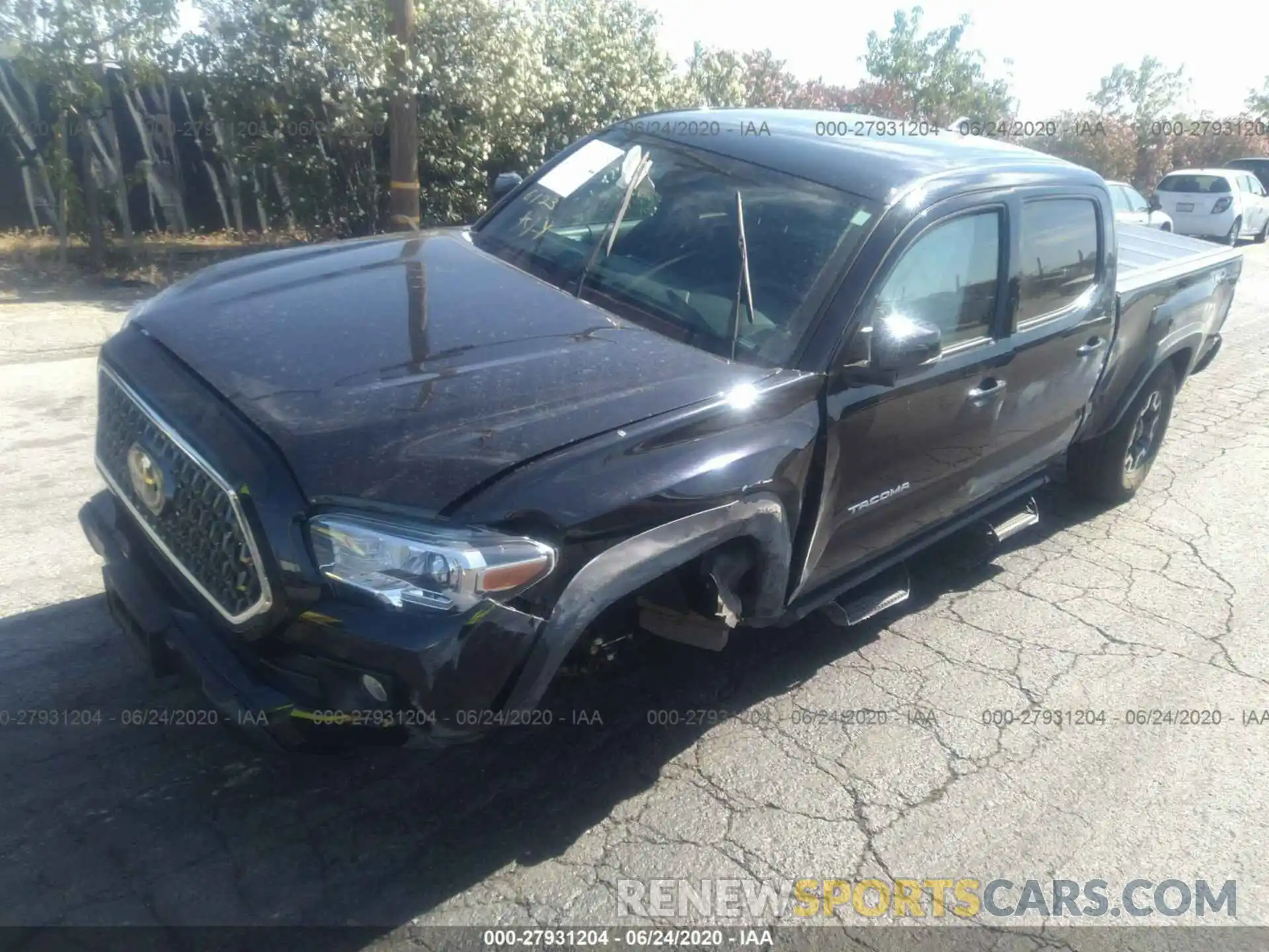 2 Photograph of a damaged car 3TMDZ5BN9KM069475 TOYOTA TACOMA 4WD 2019