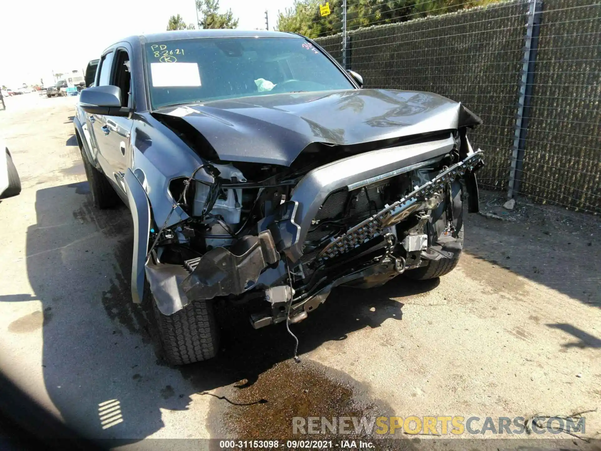 6 Photograph of a damaged car 3TMDZ5BN9KM072182 TOYOTA TACOMA 4WD 2019