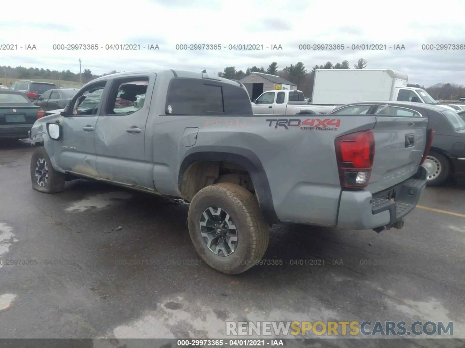 3 Photograph of a damaged car 3TMDZ5BN9KM076796 TOYOTA TACOMA 4WD 2019