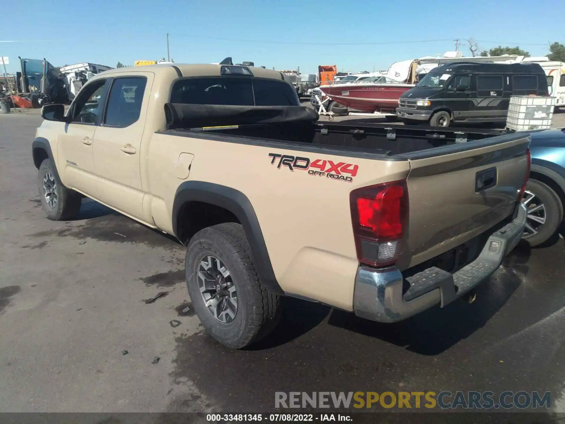 3 Photograph of a damaged car 3TMDZ5BN9KM077401 TOYOTA TACOMA 4WD 2019