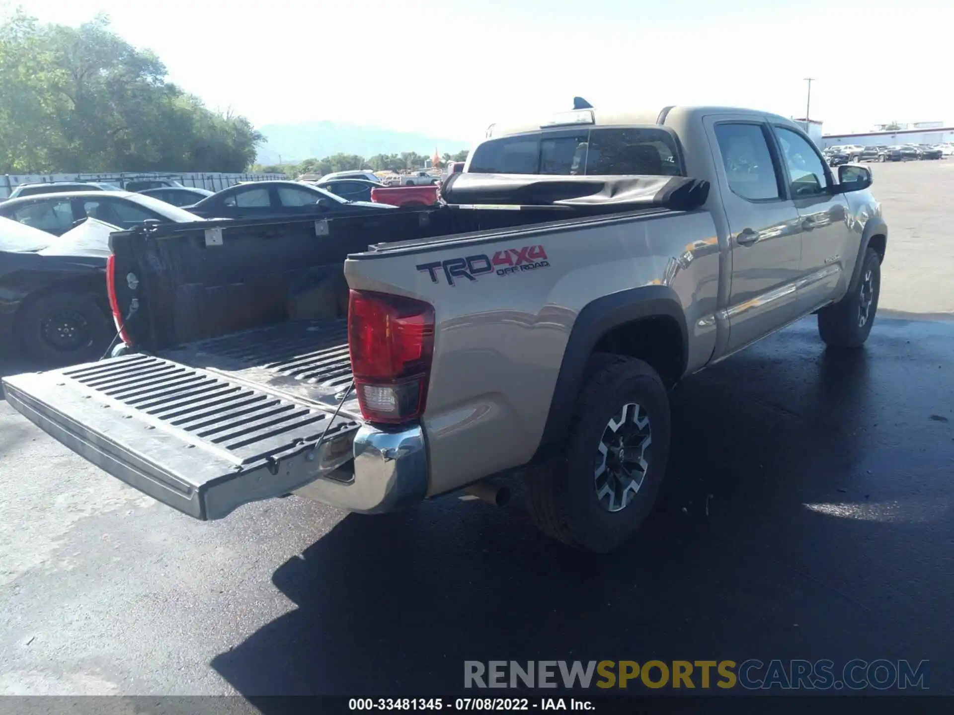 4 Photograph of a damaged car 3TMDZ5BN9KM077401 TOYOTA TACOMA 4WD 2019