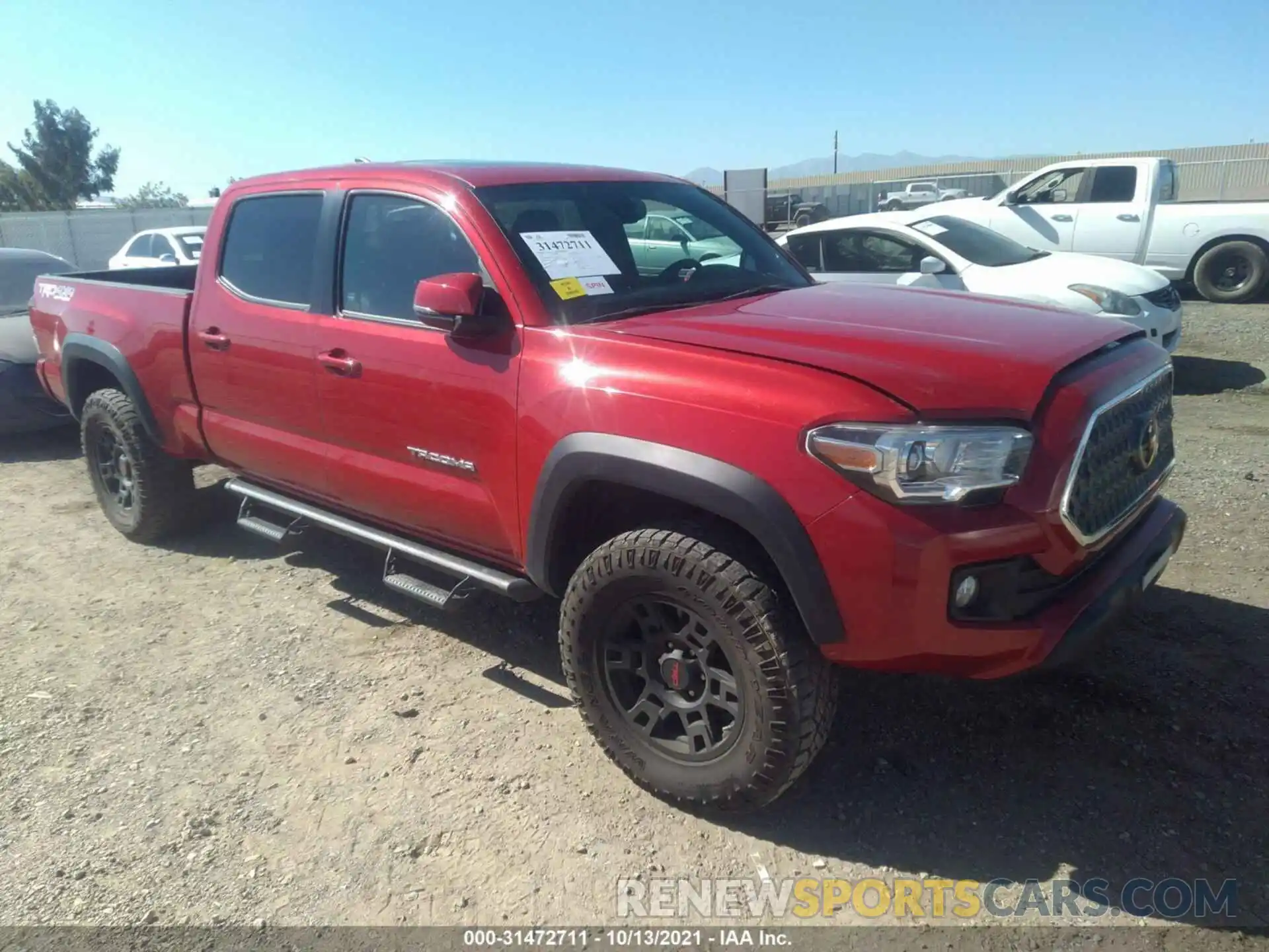 1 Photograph of a damaged car 3TMDZ5BN9KM078919 TOYOTA TACOMA 4WD 2019