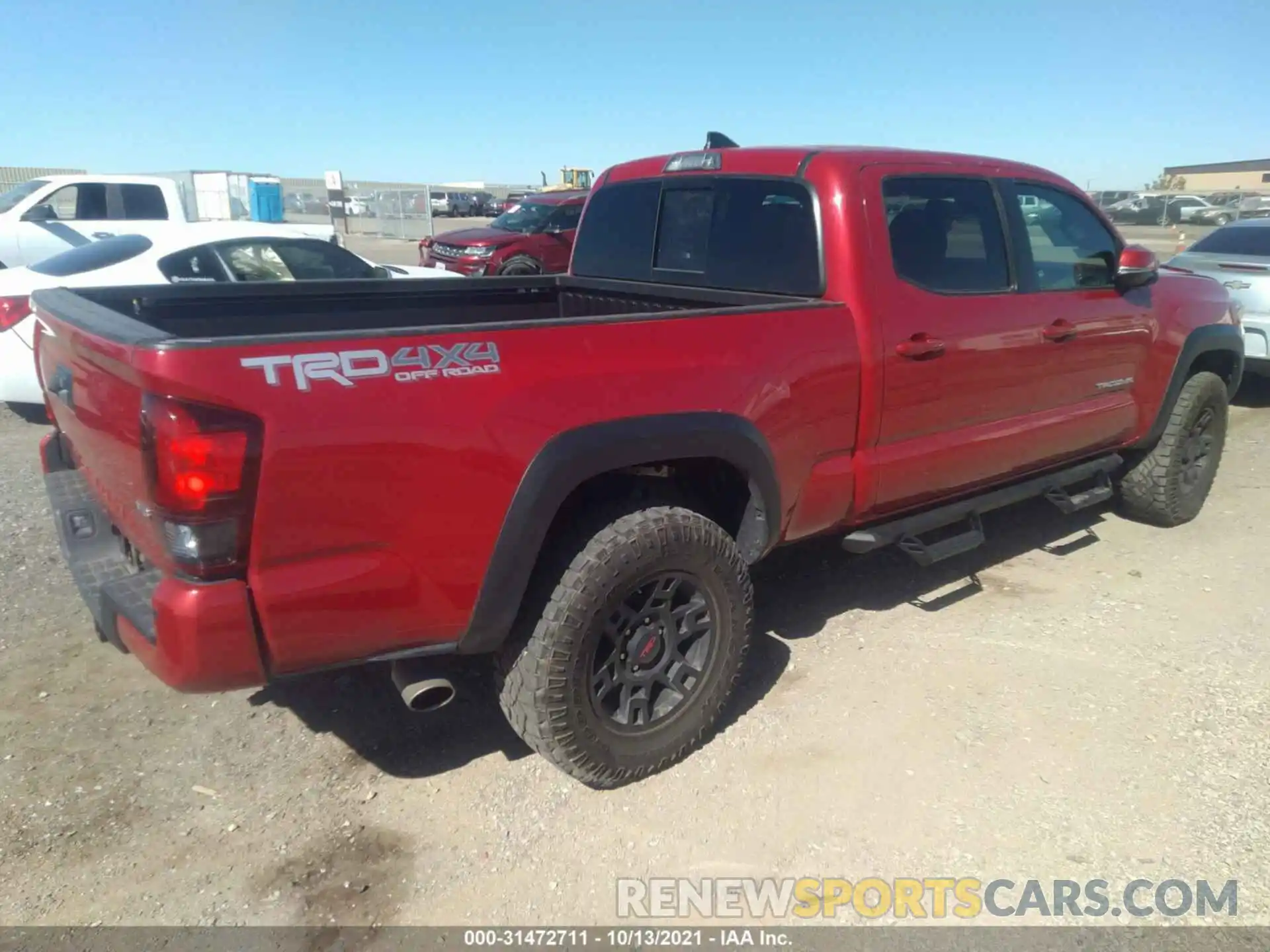 4 Photograph of a damaged car 3TMDZ5BN9KM078919 TOYOTA TACOMA 4WD 2019