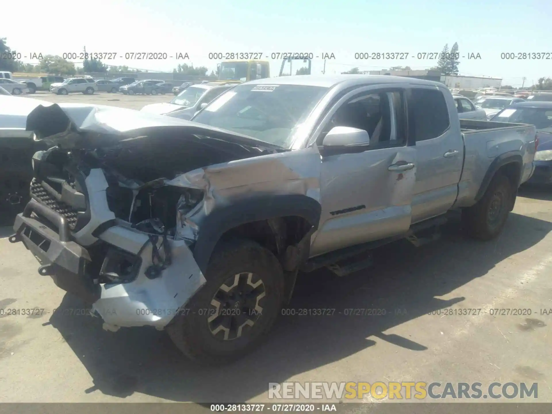 2 Фотография поврежденного автомобиля 3TMDZ5BNXKM064687 TOYOTA TACOMA 4WD 2019
