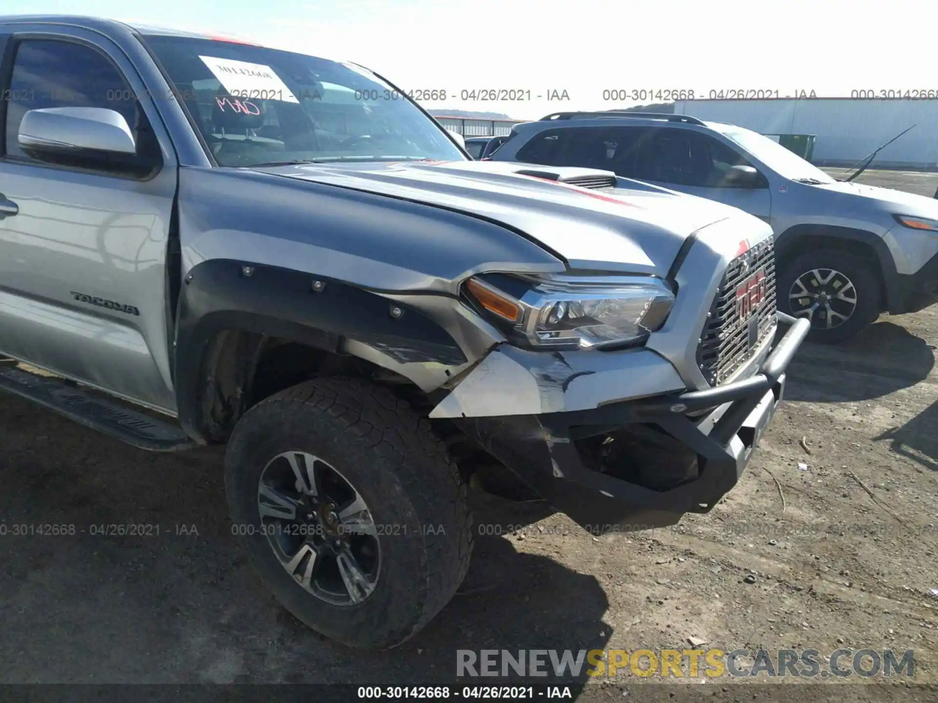 6 Photograph of a damaged car 3TMDZ5BNXKM070179 TOYOTA TACOMA 4WD 2019