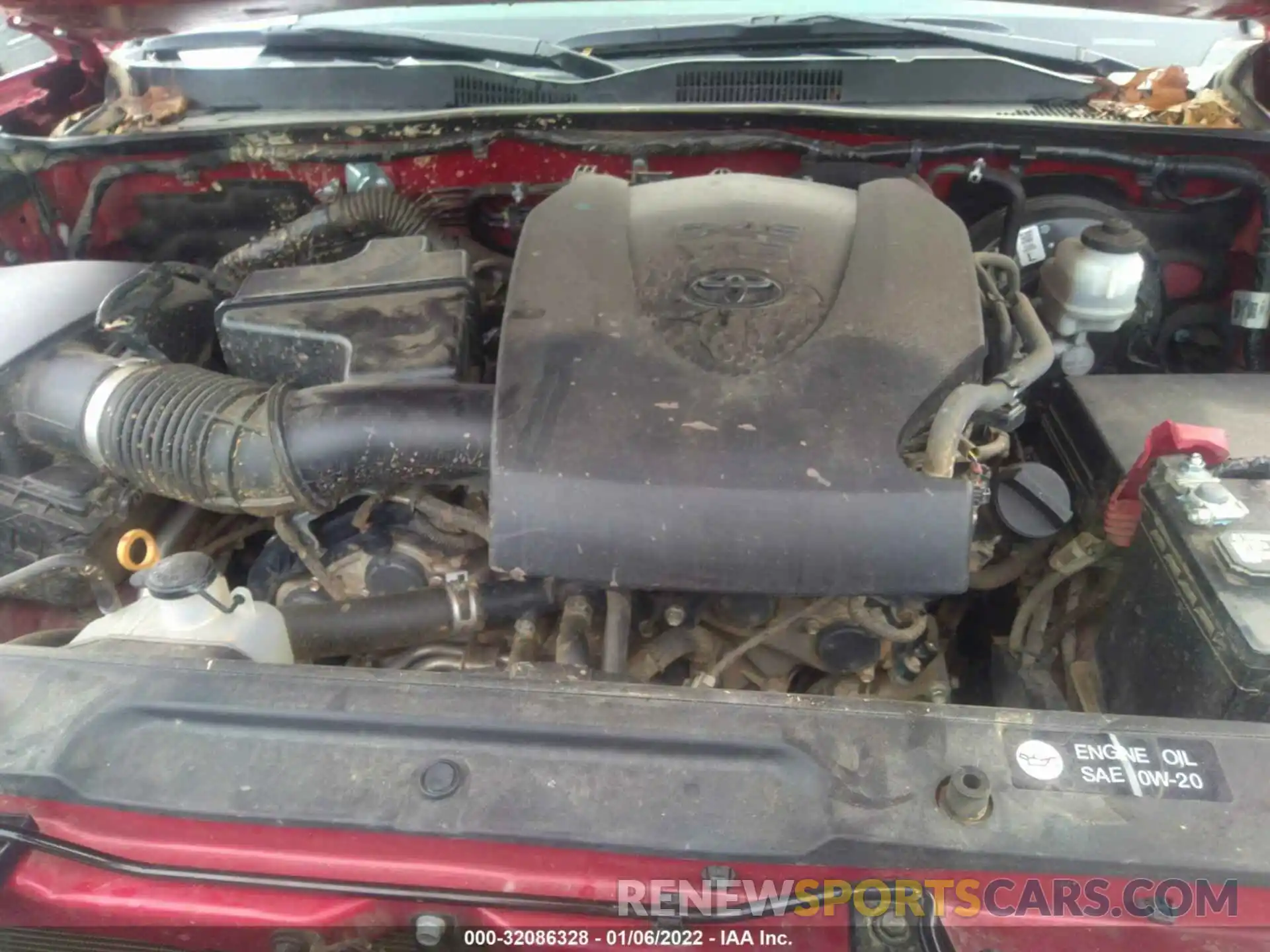 10 Photograph of a damaged car 3TMDZ5BNXKM071266 TOYOTA TACOMA 4WD 2019