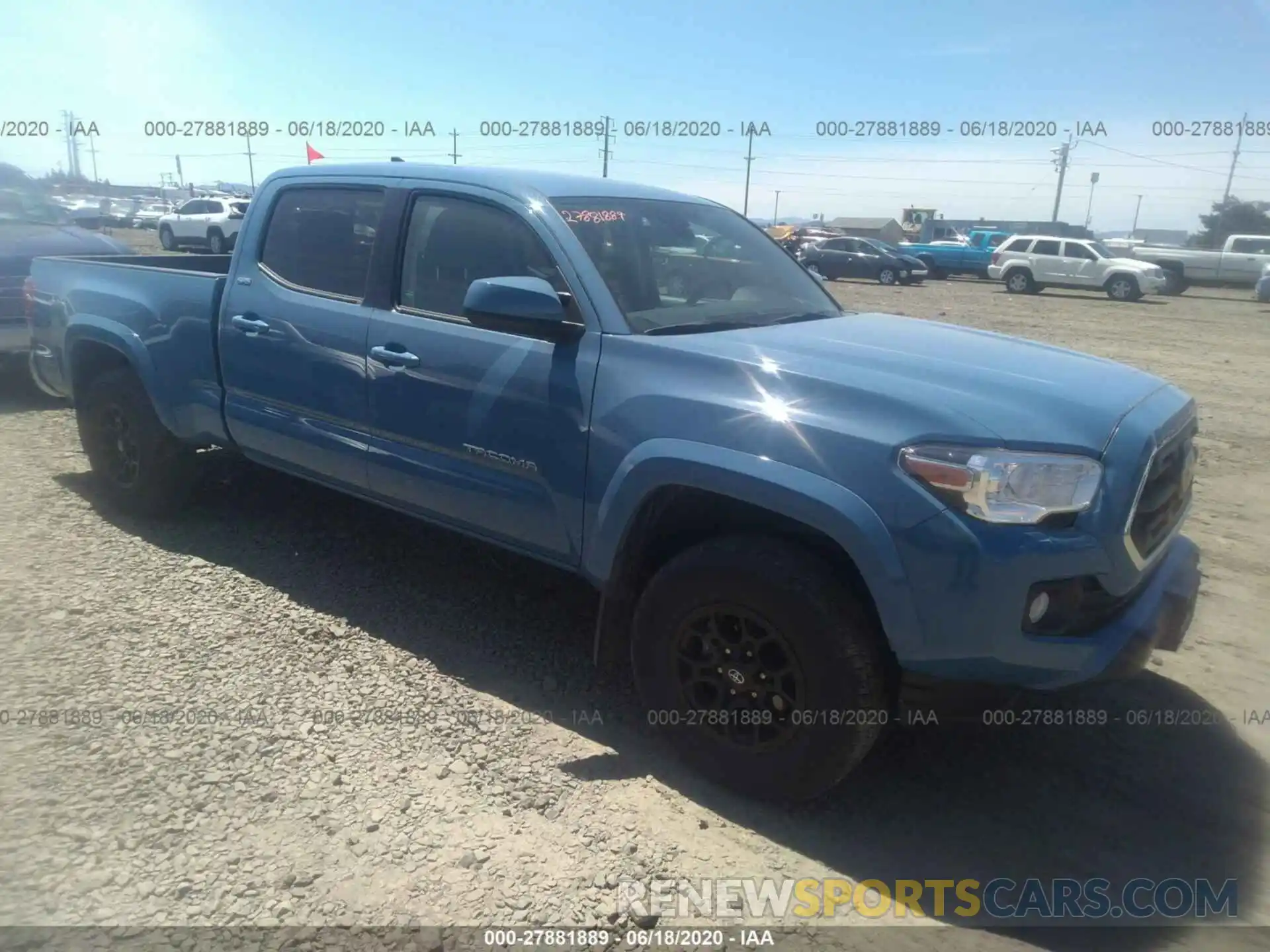 1 Photograph of a damaged car 3TMDZ5BNXKM073566 TOYOTA TACOMA 4WD 2019