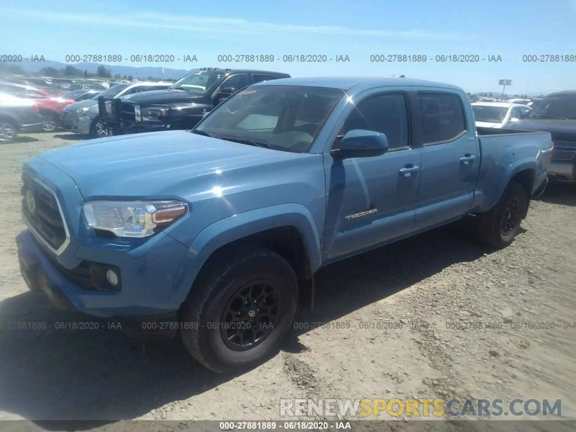 2 Photograph of a damaged car 3TMDZ5BNXKM073566 TOYOTA TACOMA 4WD 2019