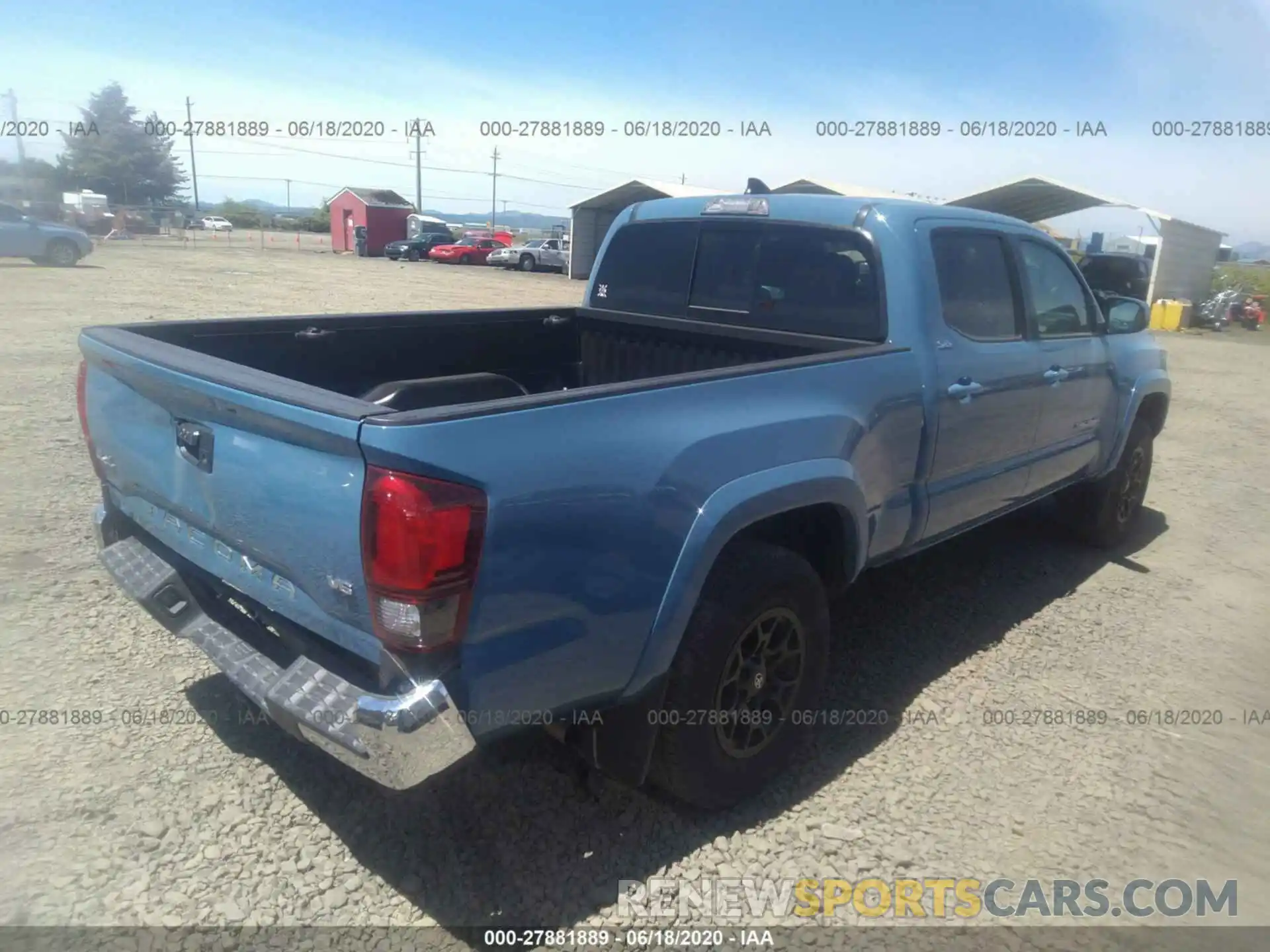 4 Photograph of a damaged car 3TMDZ5BNXKM073566 TOYOTA TACOMA 4WD 2019