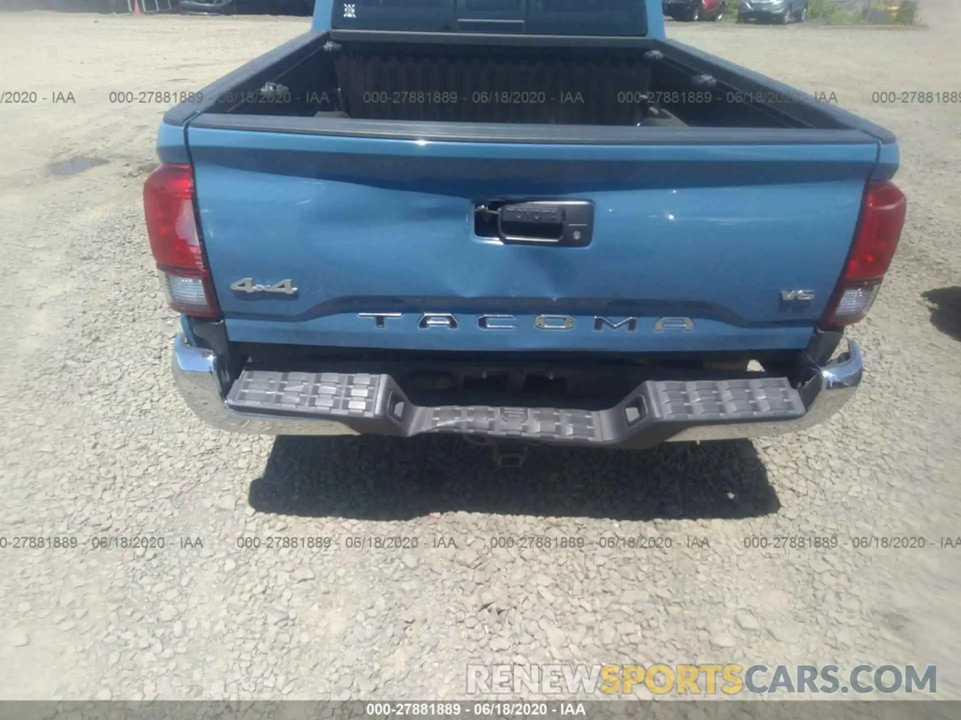 6 Photograph of a damaged car 3TMDZ5BNXKM073566 TOYOTA TACOMA 4WD 2019