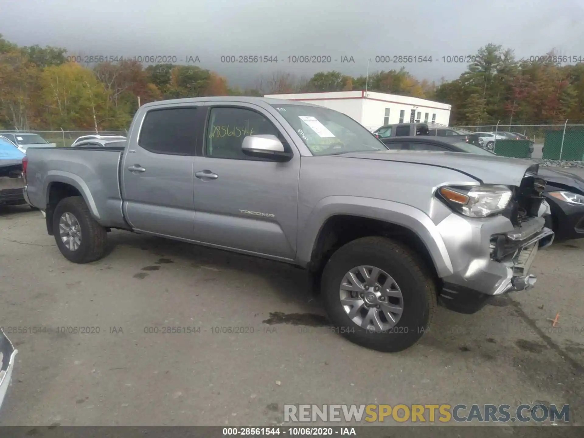 1 Photograph of a damaged car 3TMDZ5BNXKM078511 TOYOTA TACOMA 4WD 2019