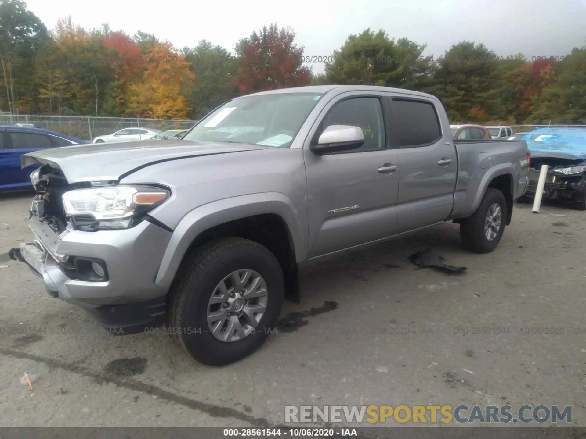 2 Photograph of a damaged car 3TMDZ5BNXKM078511 TOYOTA TACOMA 4WD 2019