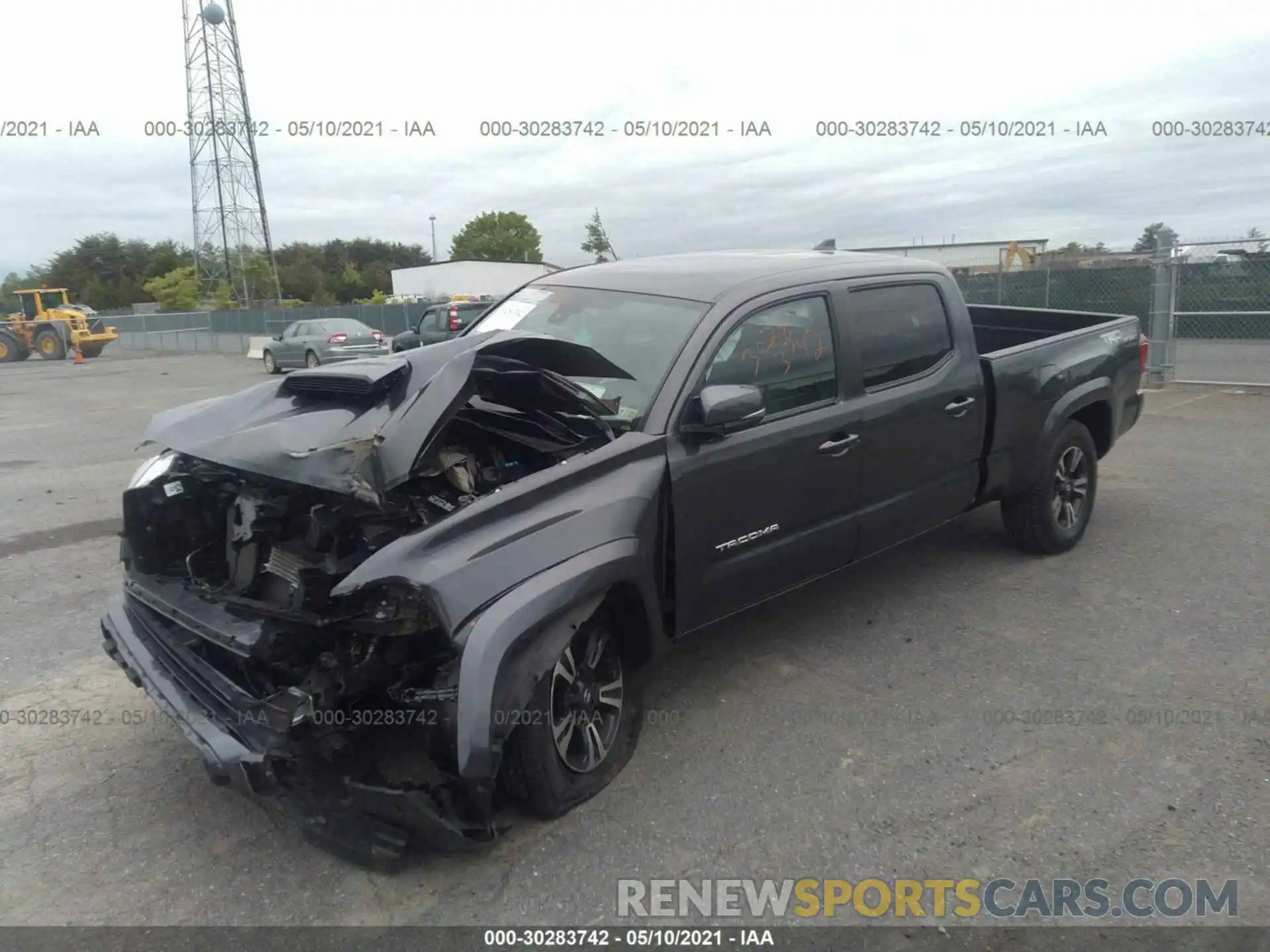 2 Photograph of a damaged car 3TMDZ5BNXKM079805 TOYOTA TACOMA 4WD 2019