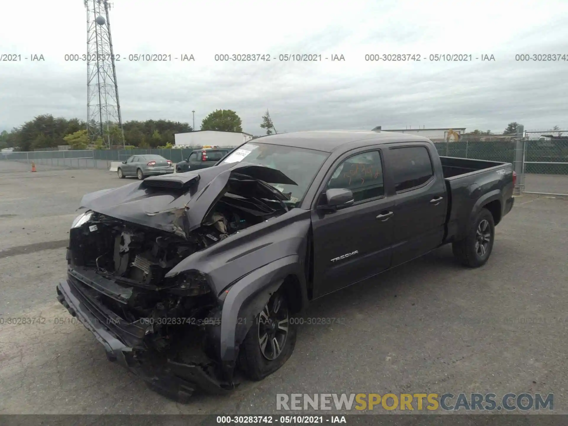 6 Photograph of a damaged car 3TMDZ5BNXKM079805 TOYOTA TACOMA 4WD 2019