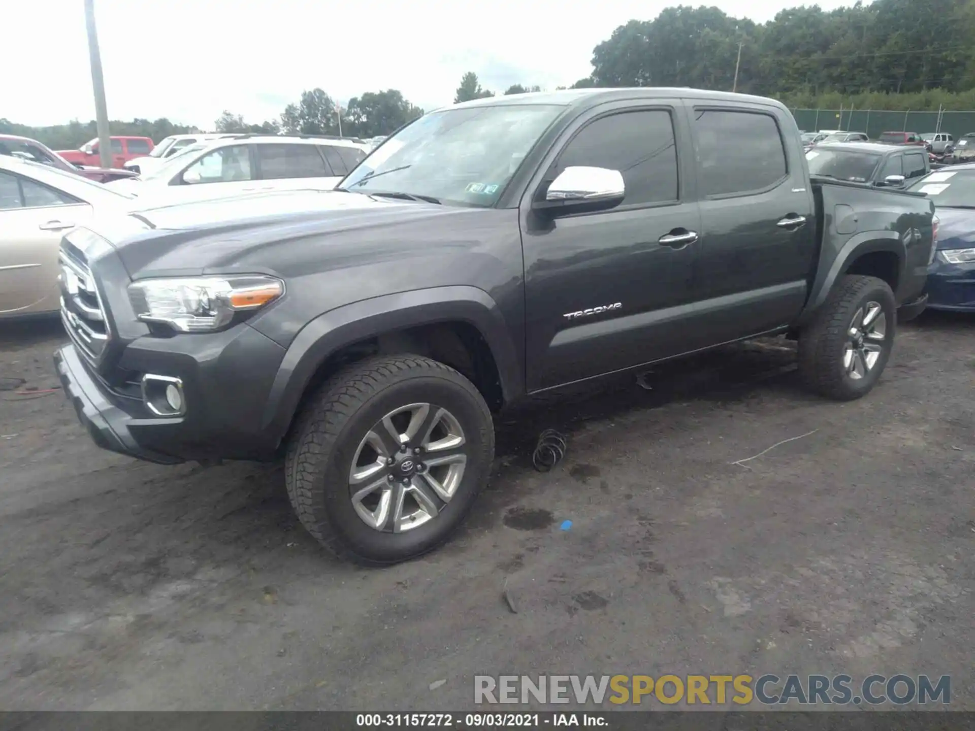 2 Photograph of a damaged car 3TMGZ5AN0KM206348 TOYOTA TACOMA 4WD 2019