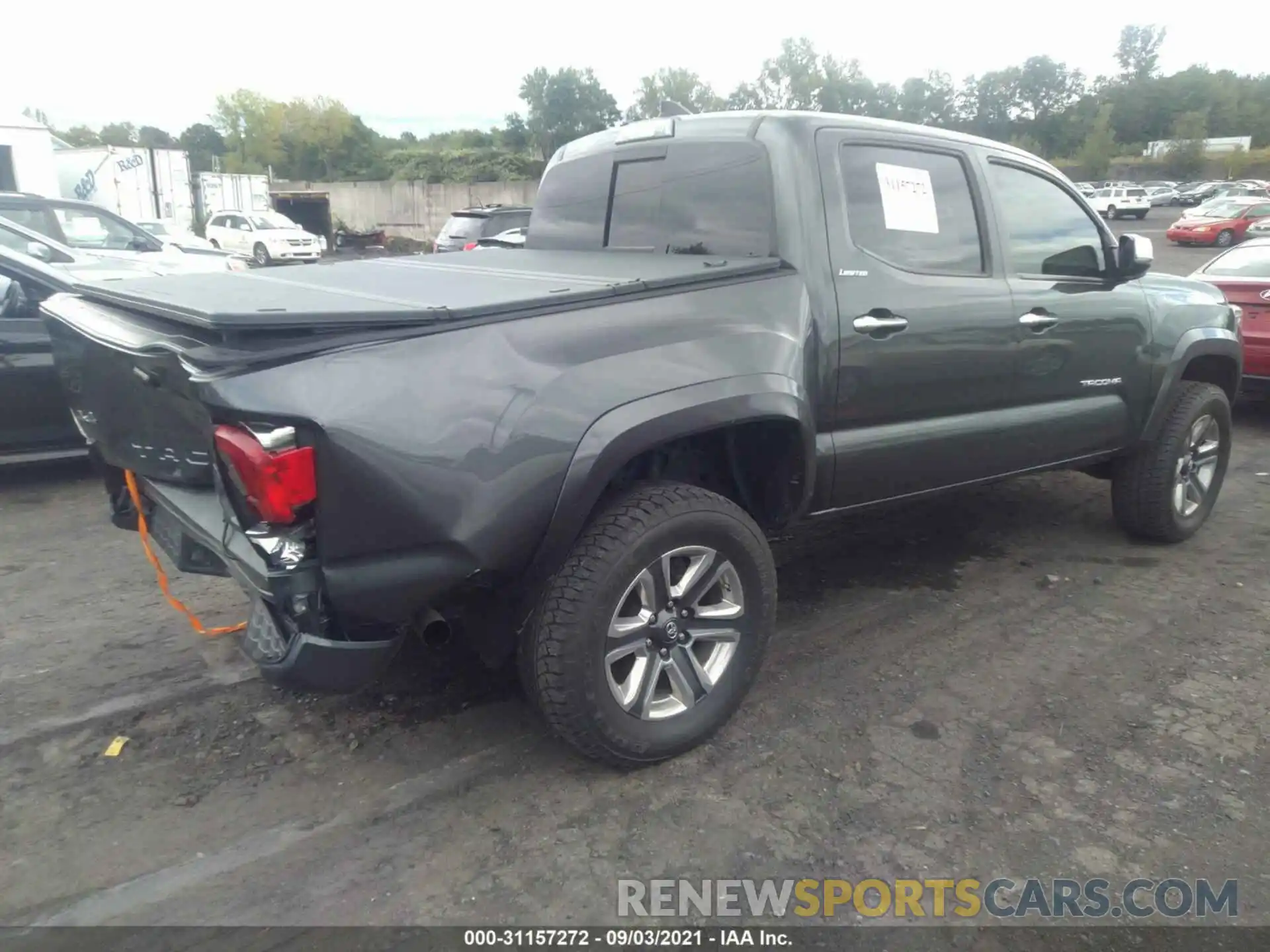 4 Photograph of a damaged car 3TMGZ5AN0KM206348 TOYOTA TACOMA 4WD 2019