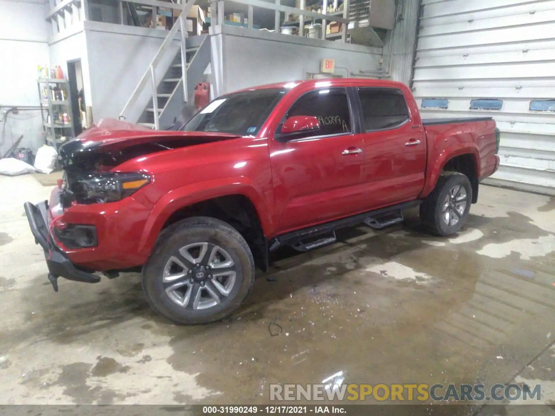 2 Photograph of a damaged car 3TMGZ5AN0KM262306 TOYOTA TACOMA 4WD 2019