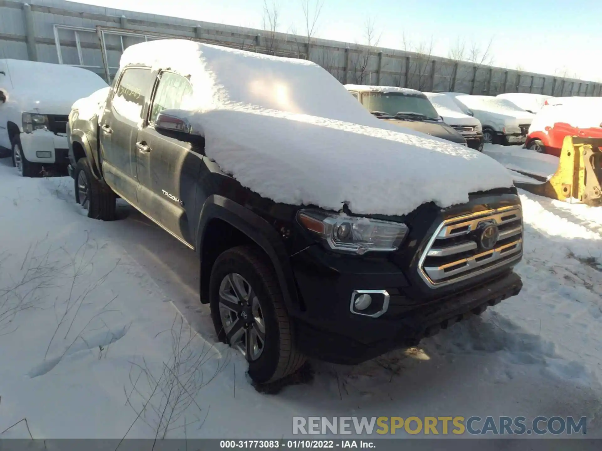 1 Photograph of a damaged car 3TMGZ5AN0KM270177 TOYOTA TACOMA 4WD 2019