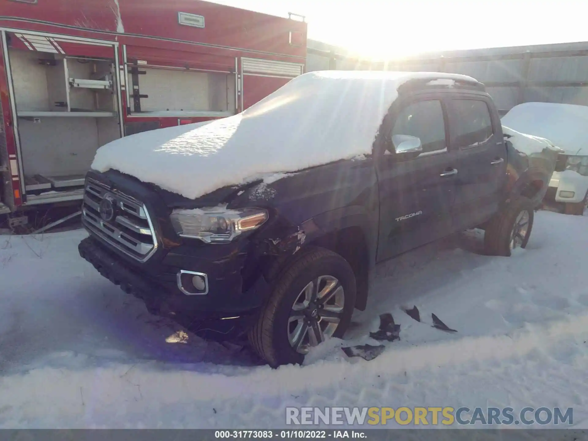 2 Photograph of a damaged car 3TMGZ5AN0KM270177 TOYOTA TACOMA 4WD 2019