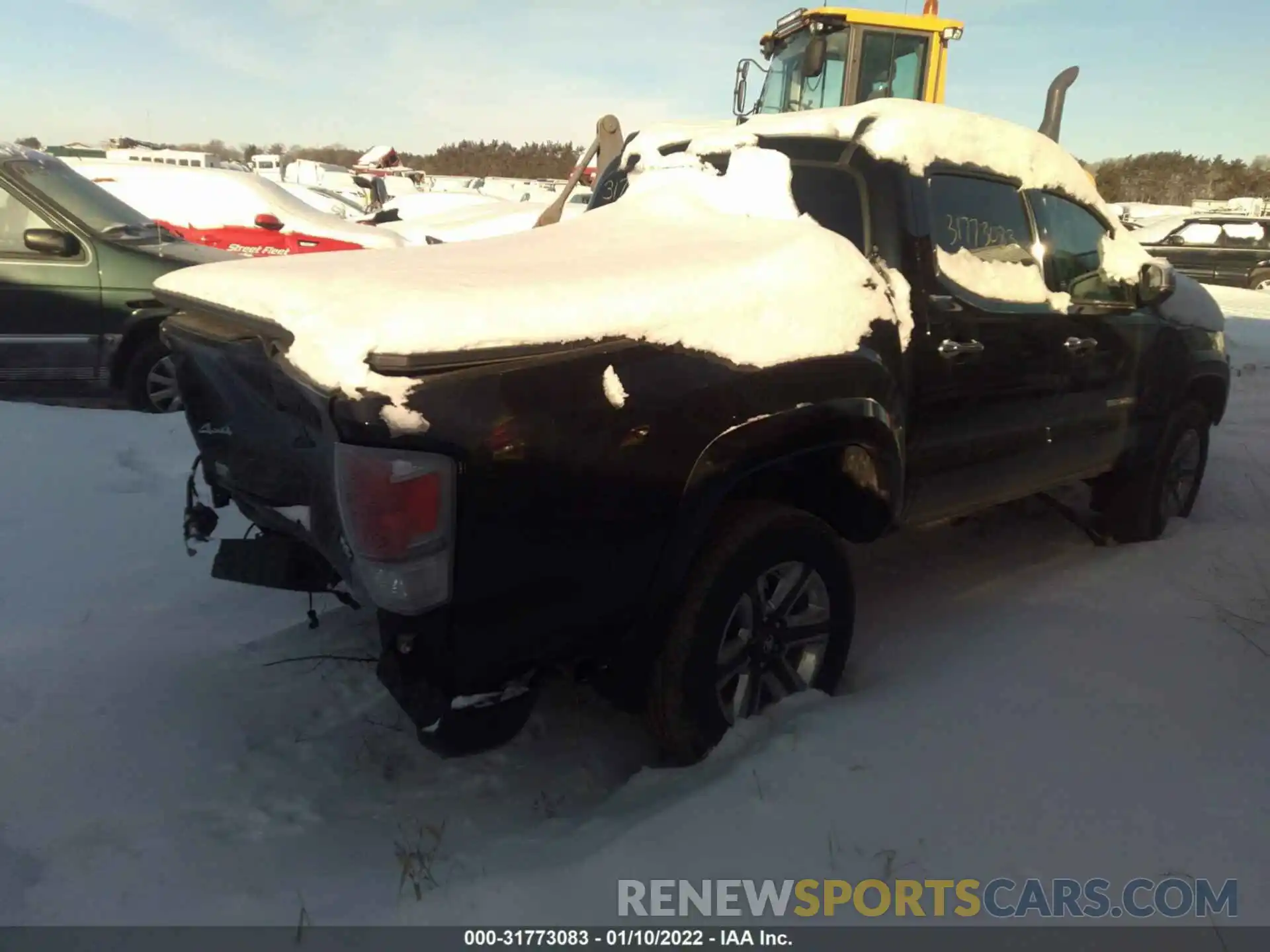 4 Photograph of a damaged car 3TMGZ5AN0KM270177 TOYOTA TACOMA 4WD 2019