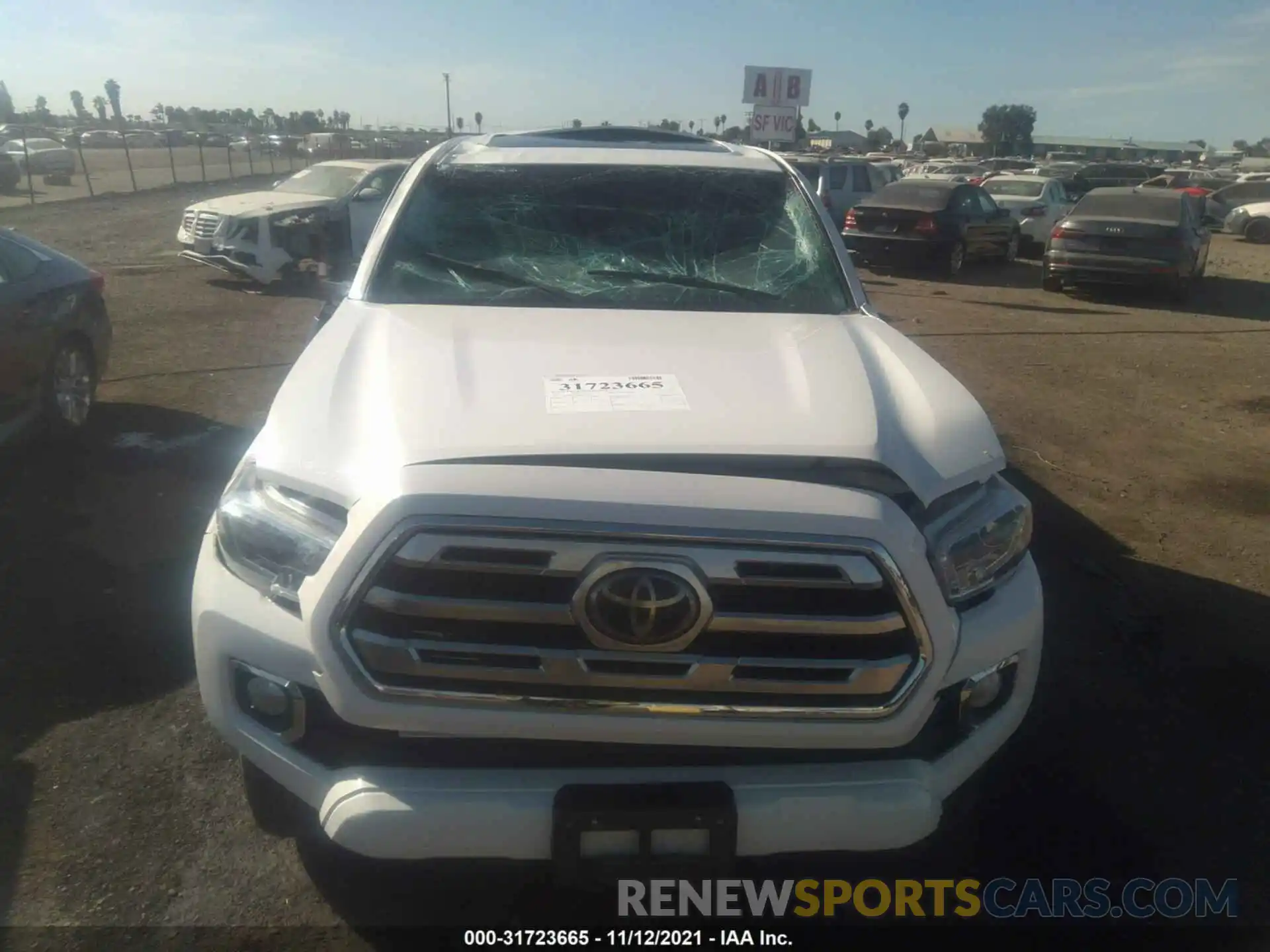 6 Photograph of a damaged car 3TMGZ5AN0KM272818 TOYOTA TACOMA 4WD 2019