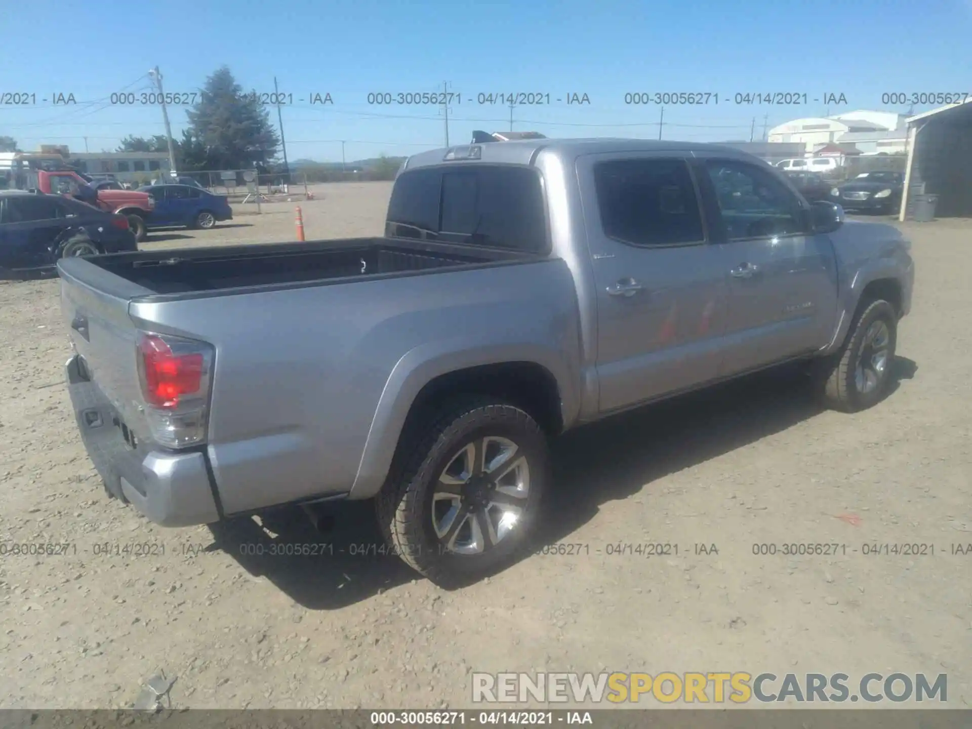 4 Photograph of a damaged car 3TMGZ5AN1KM204608 TOYOTA TACOMA 4WD 2019