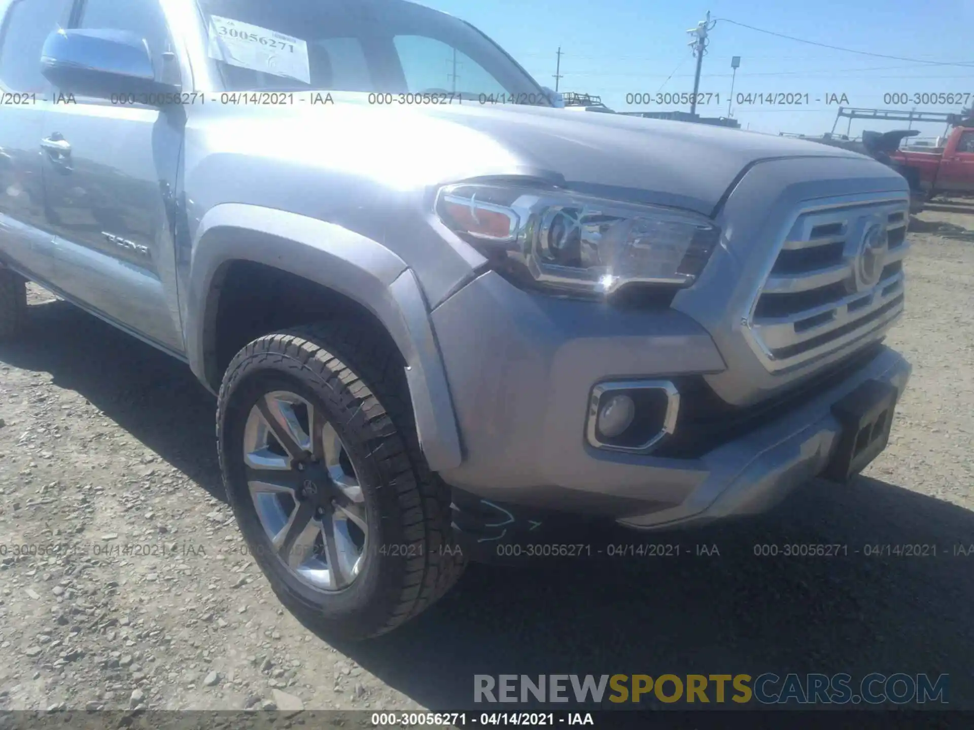 6 Photograph of a damaged car 3TMGZ5AN1KM204608 TOYOTA TACOMA 4WD 2019