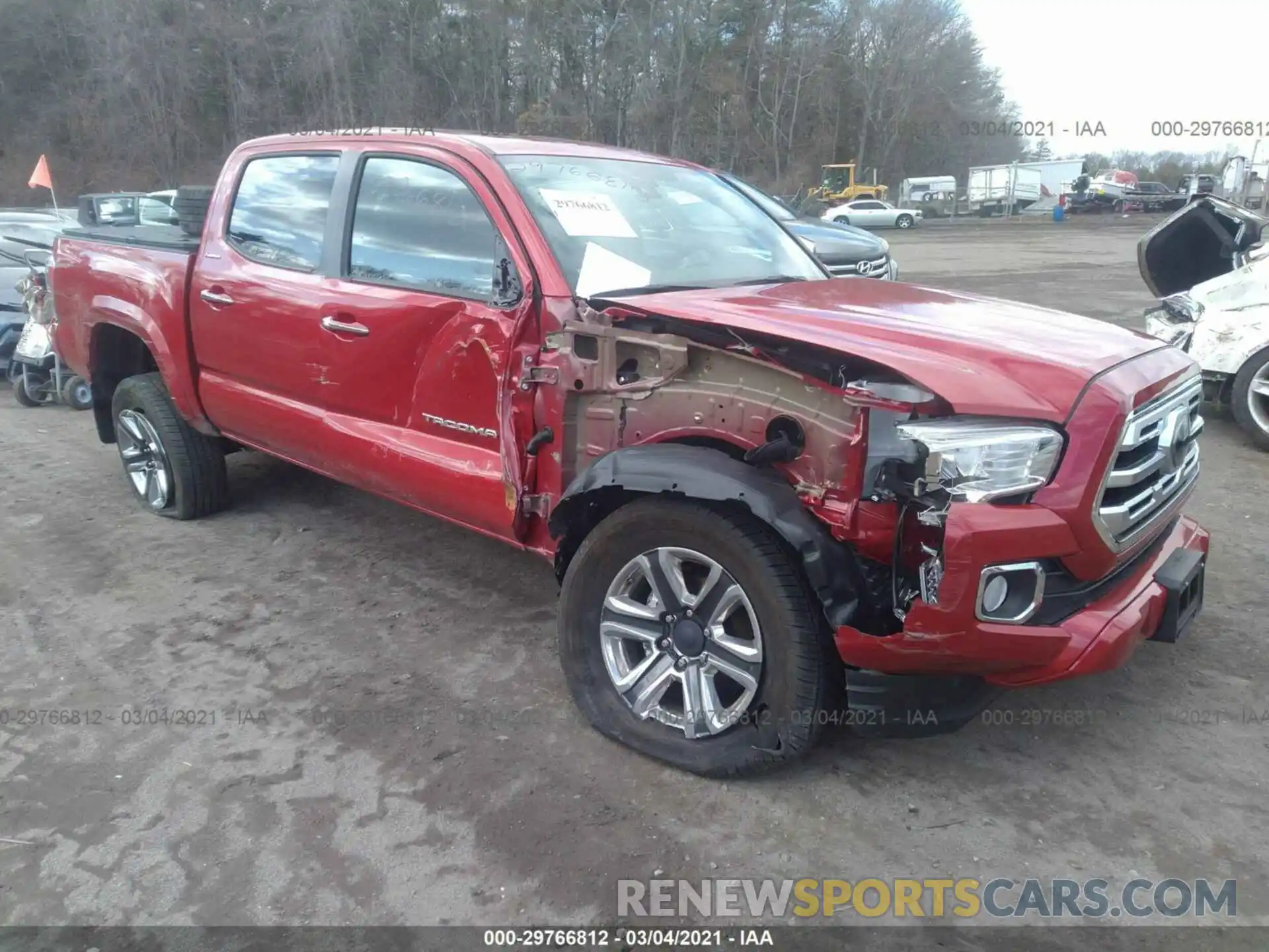 1 Photograph of a damaged car 3TMGZ5AN1KM286212 TOYOTA TACOMA 4WD 2019