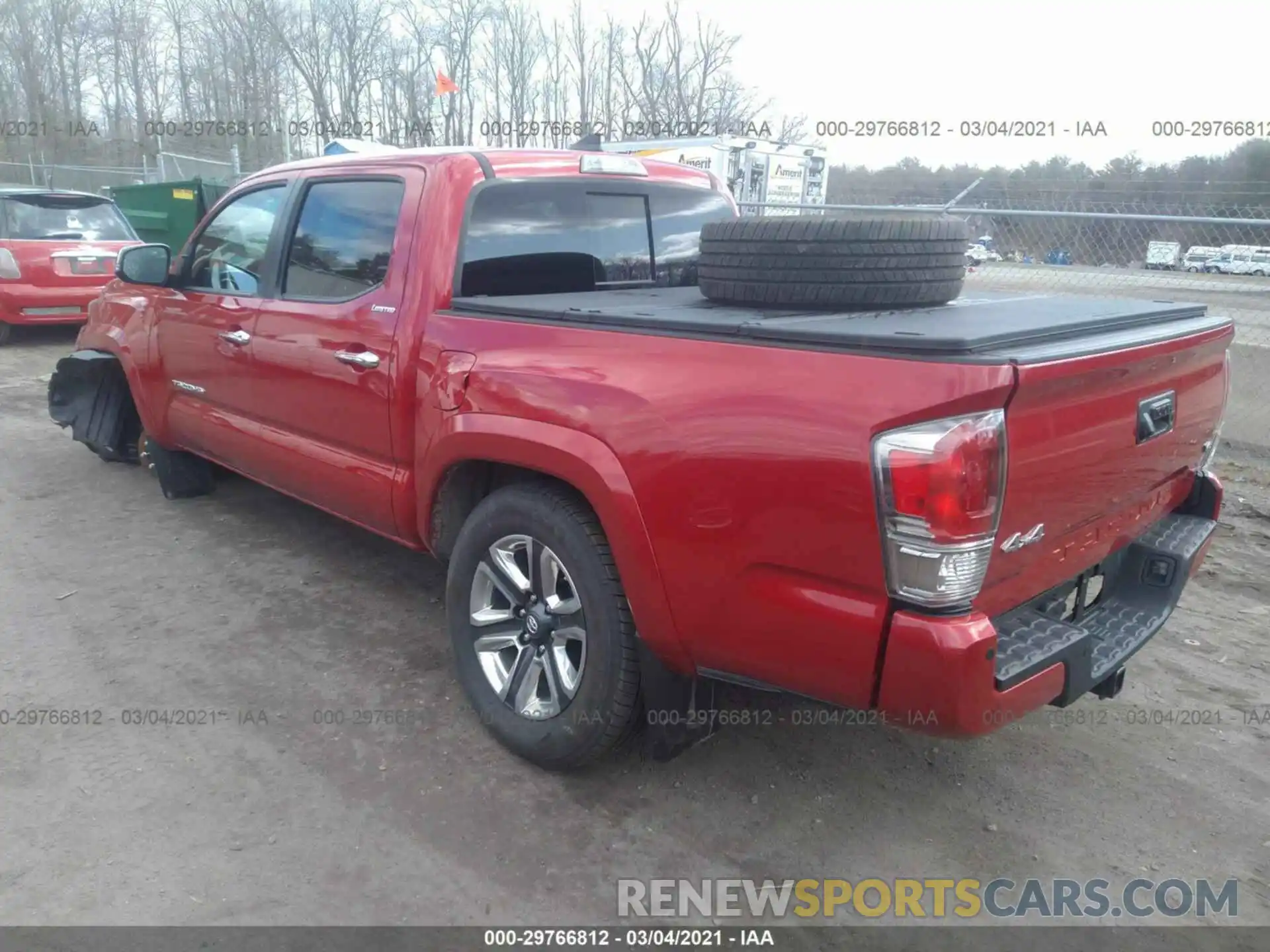 3 Фотография поврежденного автомобиля 3TMGZ5AN1KM286212 TOYOTA TACOMA 4WD 2019