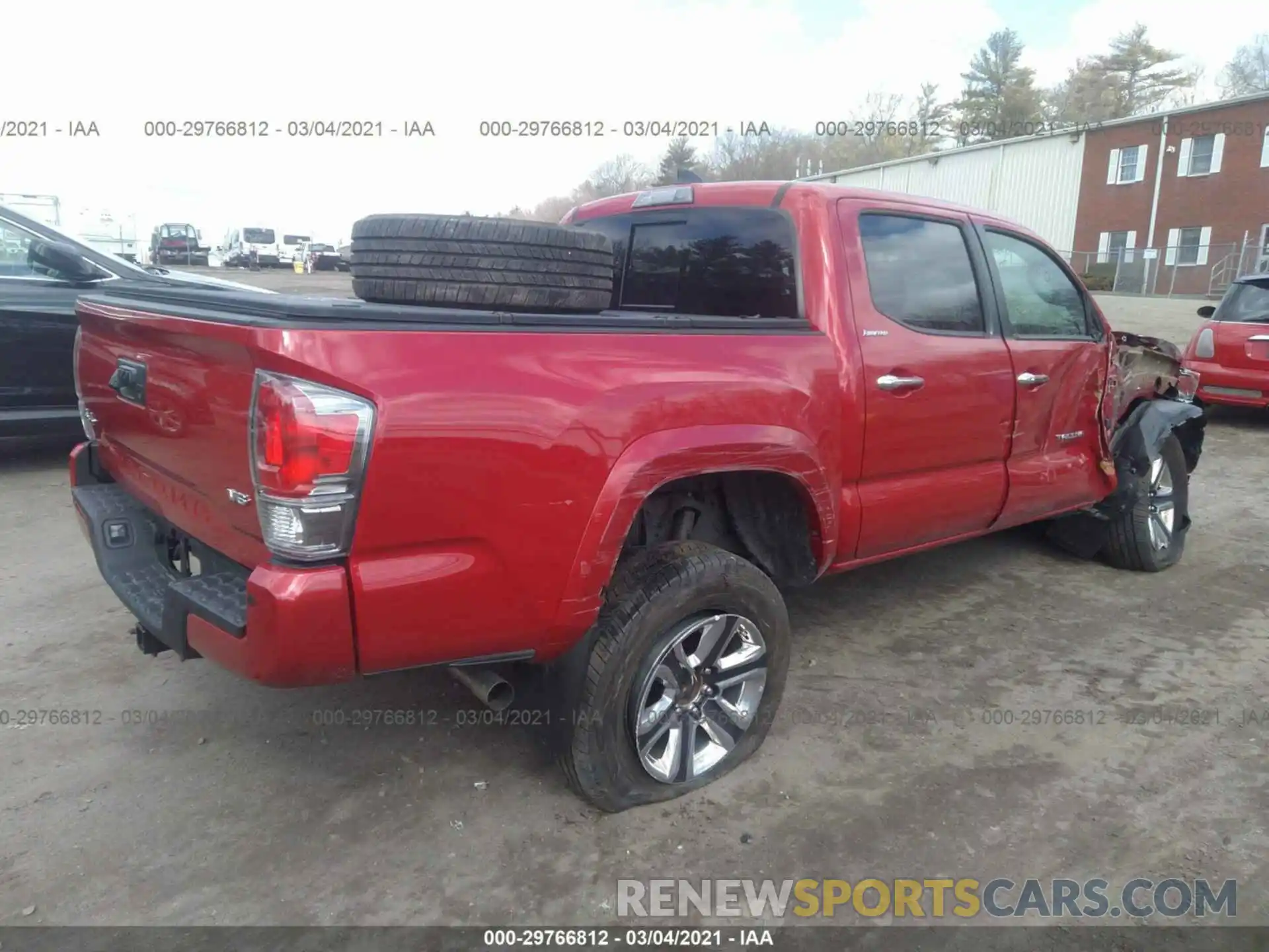 4 Photograph of a damaged car 3TMGZ5AN1KM286212 TOYOTA TACOMA 4WD 2019