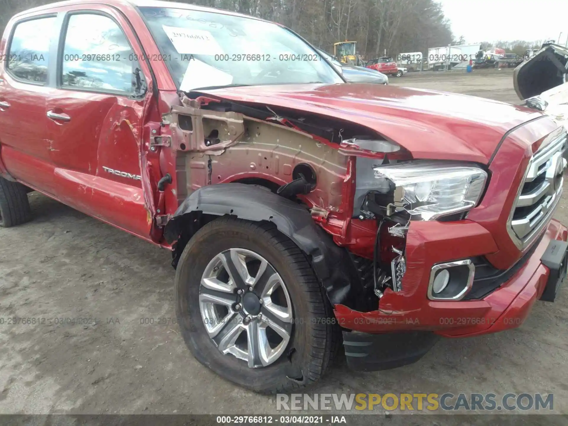 6 Photograph of a damaged car 3TMGZ5AN1KM286212 TOYOTA TACOMA 4WD 2019