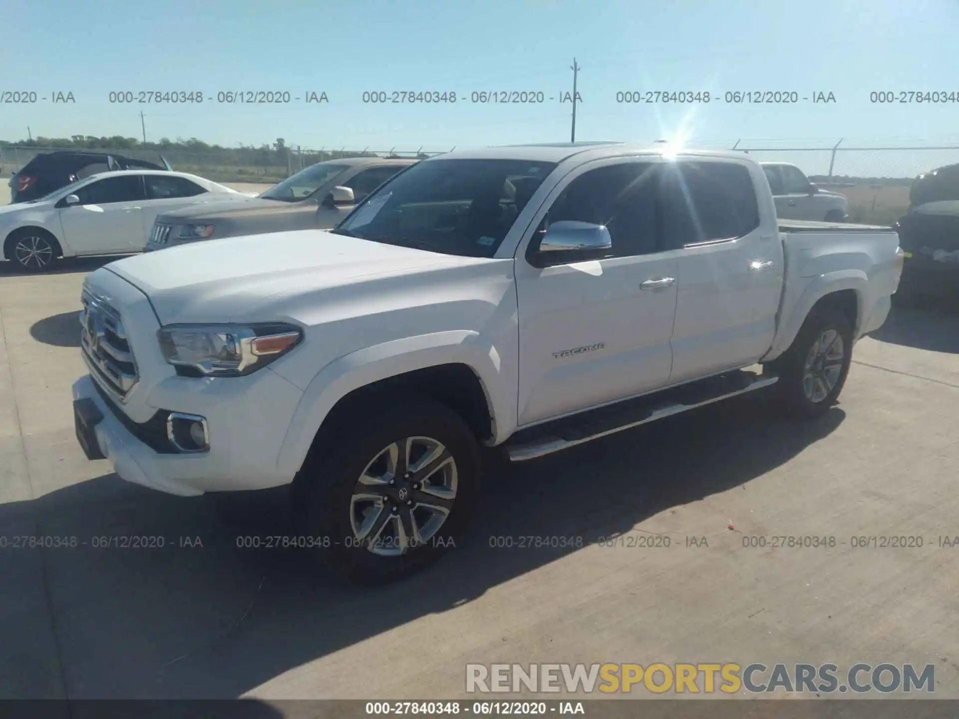 2 Photograph of a damaged car 3TMGZ5AN2KM254255 TOYOTA TACOMA 4WD 2019