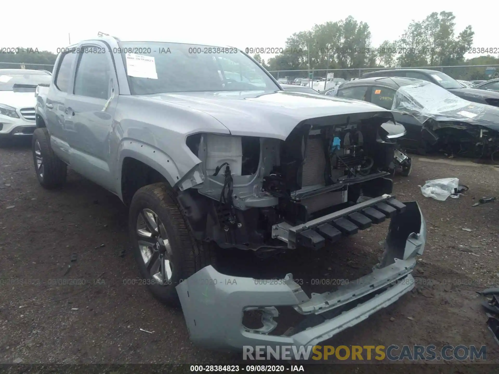 1 Photograph of a damaged car 3TMGZ5AN3KM241529 TOYOTA TACOMA 4WD 2019