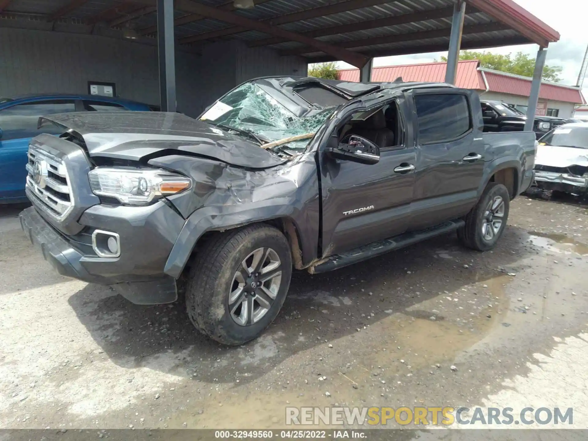 2 Photograph of a damaged car 3TMGZ5AN3KM262204 TOYOTA TACOMA 4WD 2019