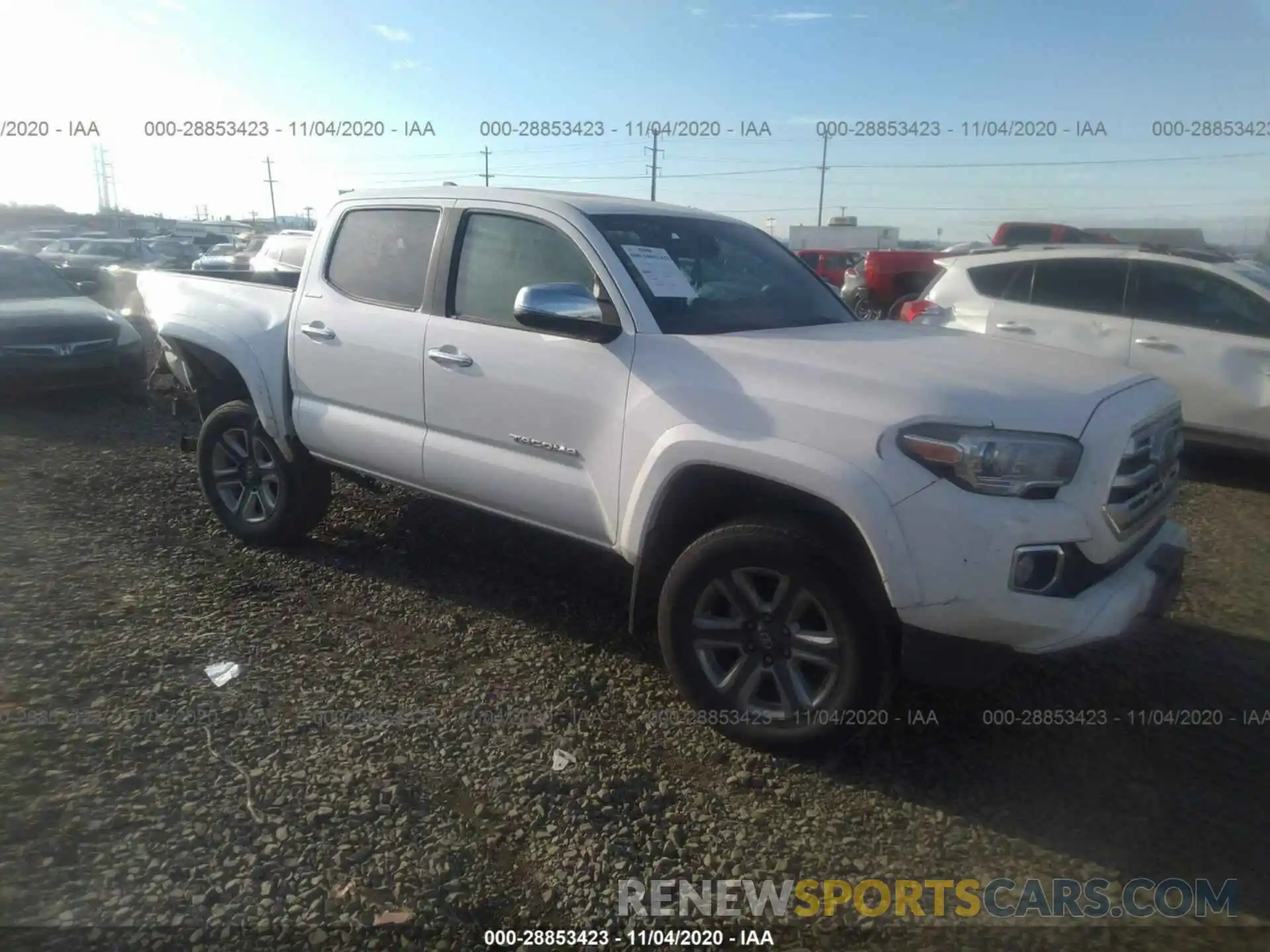 1 Photograph of a damaged car 3TMGZ5AN4KM270537 TOYOTA TACOMA 4WD 2019