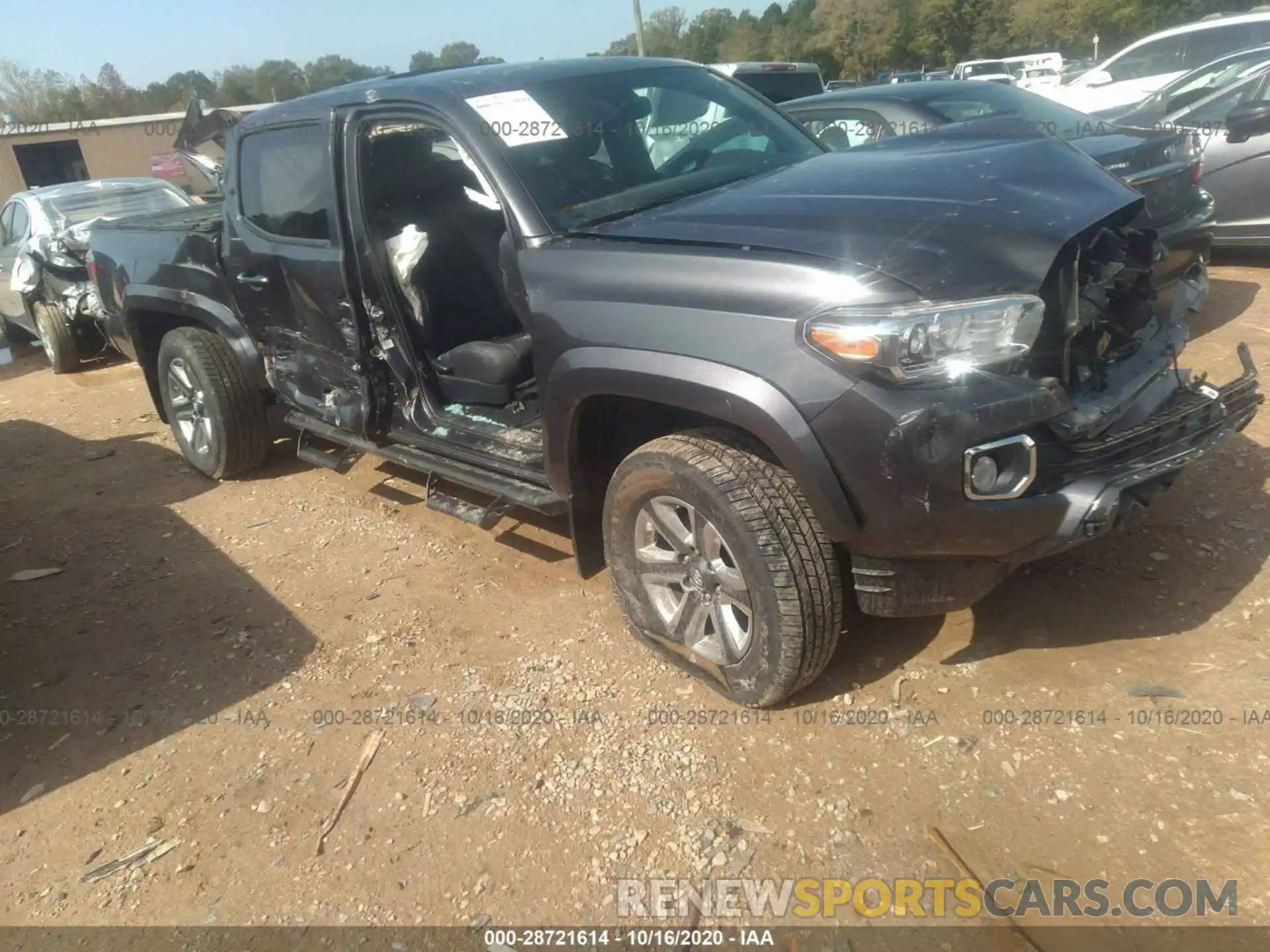 1 Photograph of a damaged car 3TMGZ5AN5KM287329 TOYOTA TACOMA 4WD 2019