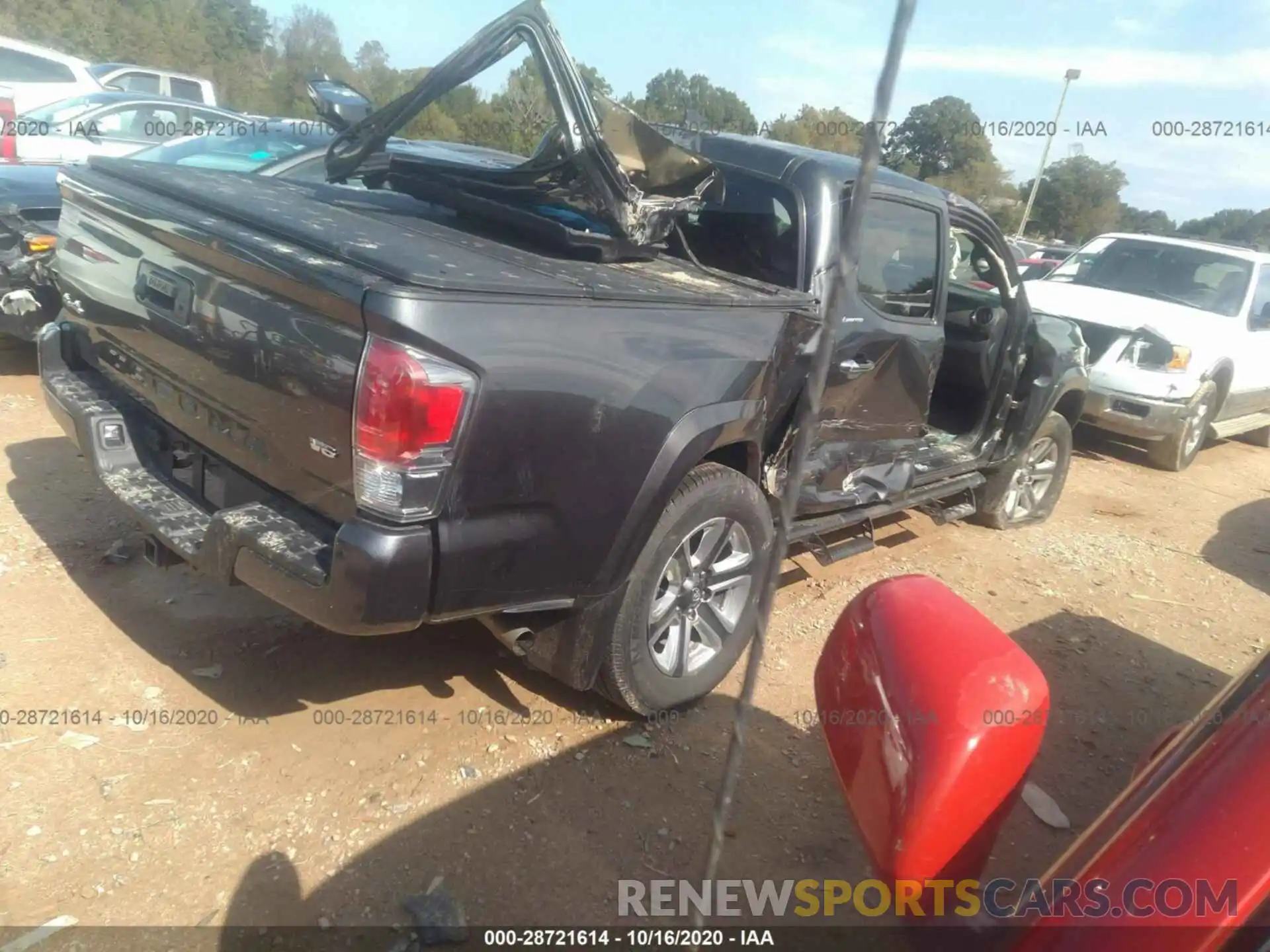 4 Фотография поврежденного автомобиля 3TMGZ5AN5KM287329 TOYOTA TACOMA 4WD 2019
