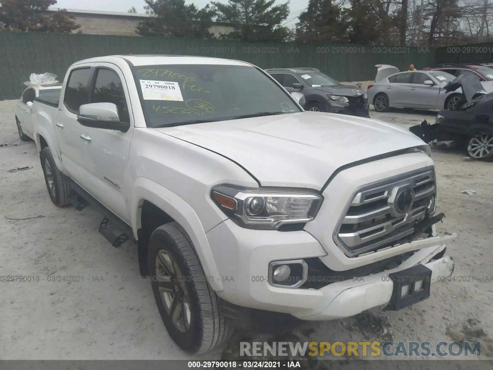 1 Photograph of a damaged car 3TMGZ5AN7KM190245 TOYOTA TACOMA 4WD 2019