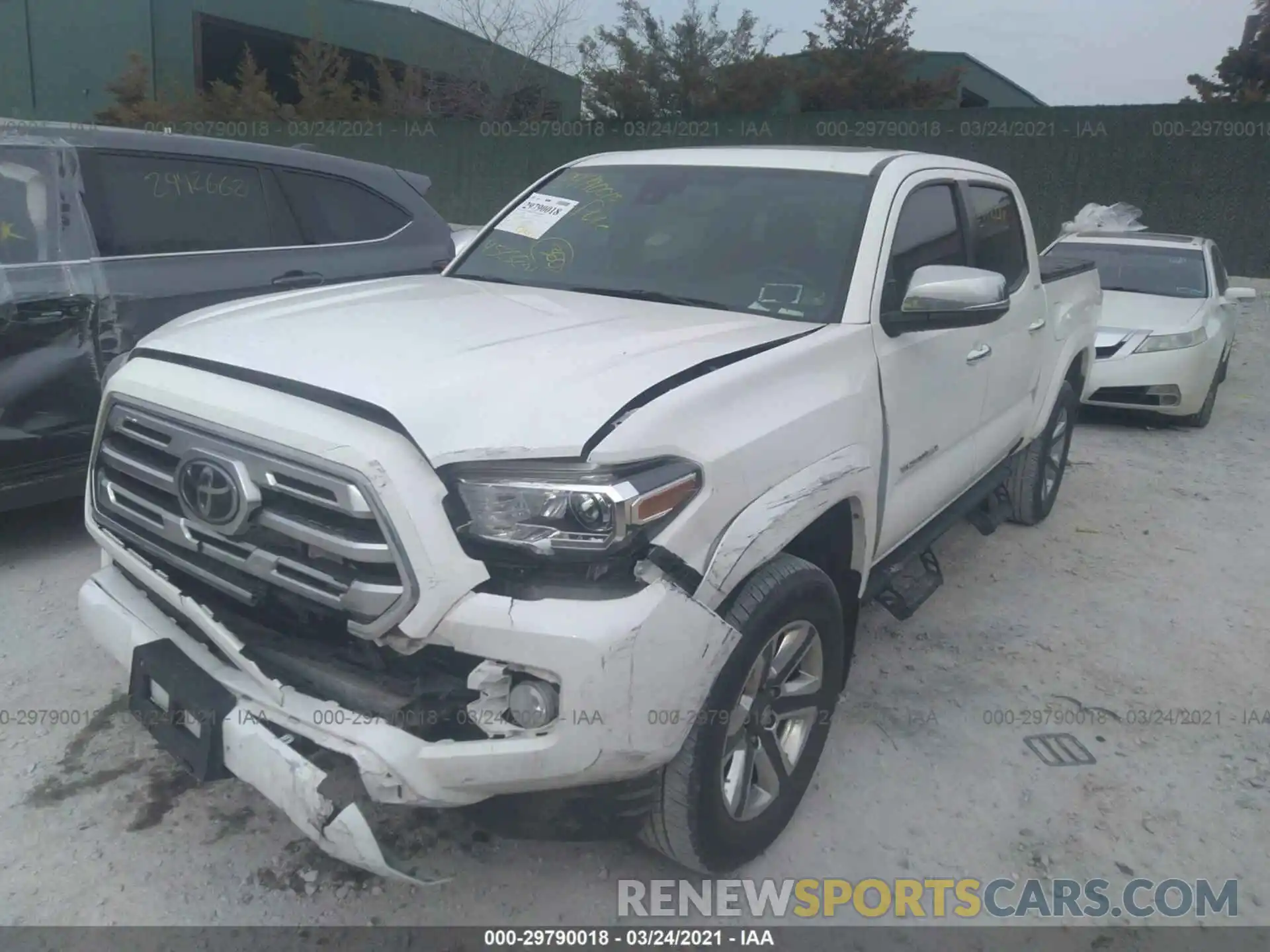 2 Photograph of a damaged car 3TMGZ5AN7KM190245 TOYOTA TACOMA 4WD 2019