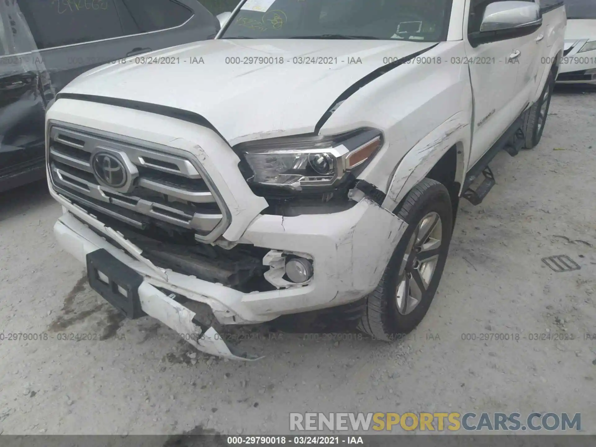 6 Photograph of a damaged car 3TMGZ5AN7KM190245 TOYOTA TACOMA 4WD 2019